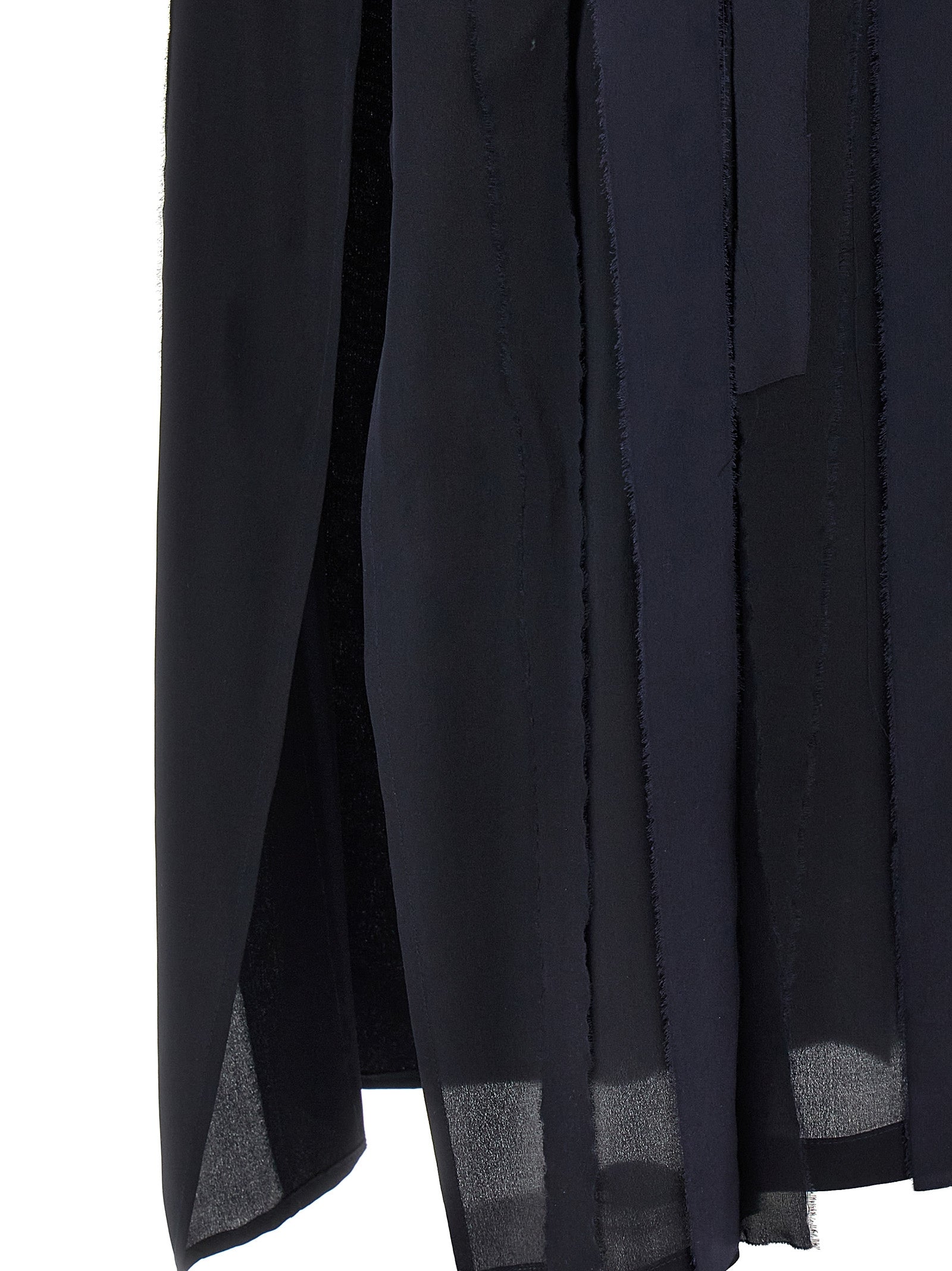 DI.LA3 PARI' Blue Silk Long Dress