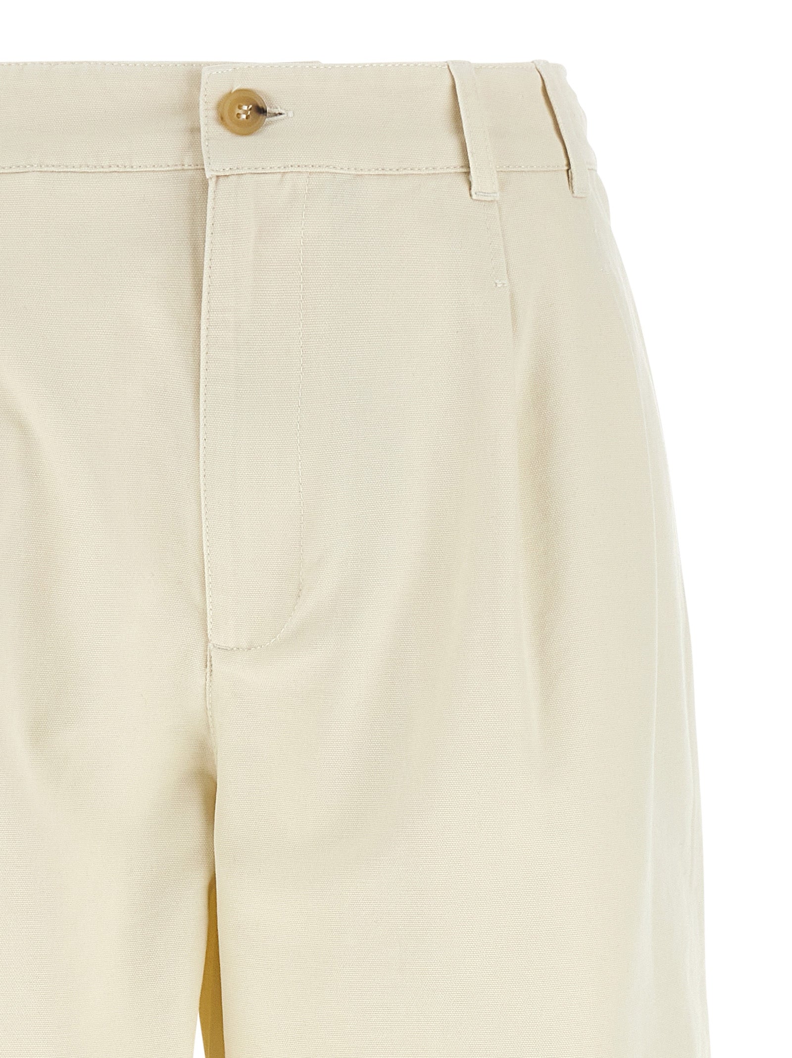 A.P.C. Beige Cotton Casual Pants