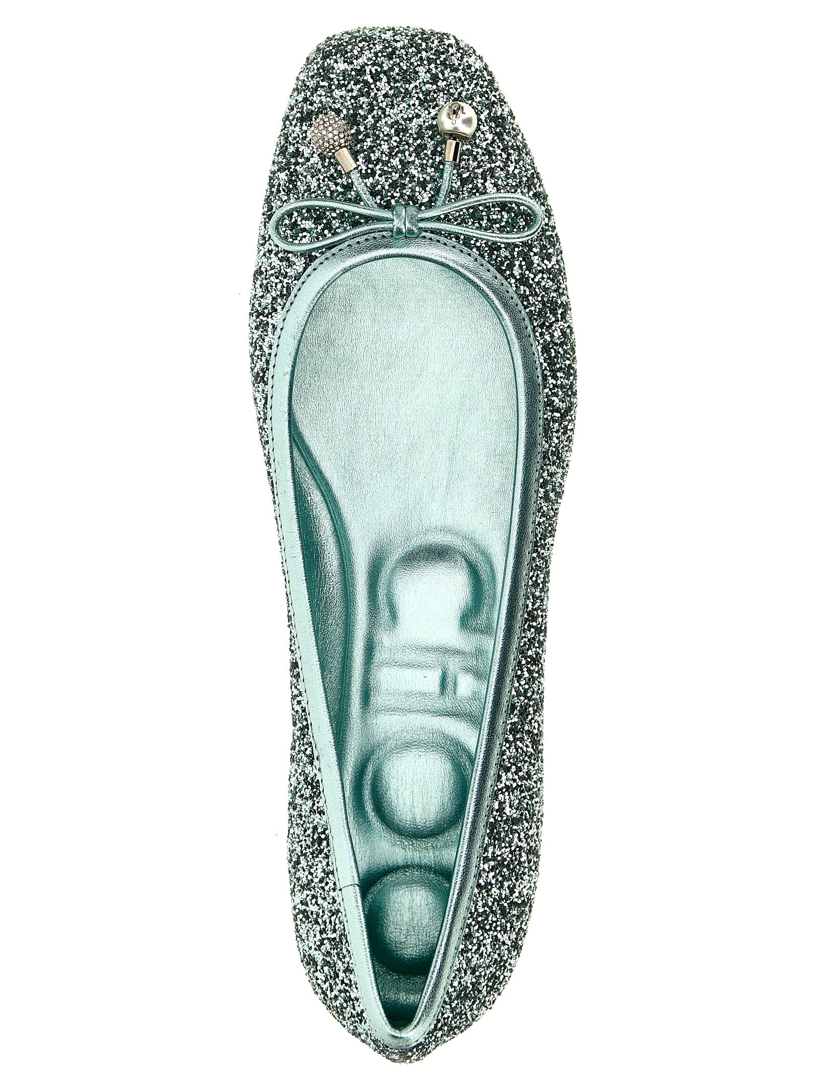 Jimmy Choo Bicolor Textile Ballet Flats