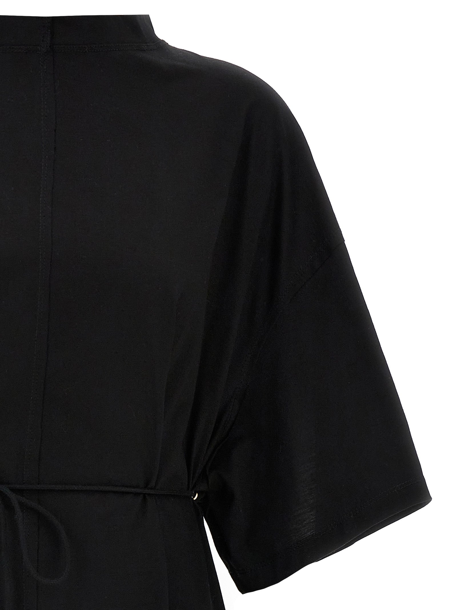 DI.LA3 PARI' Black Cotton T-Shirt