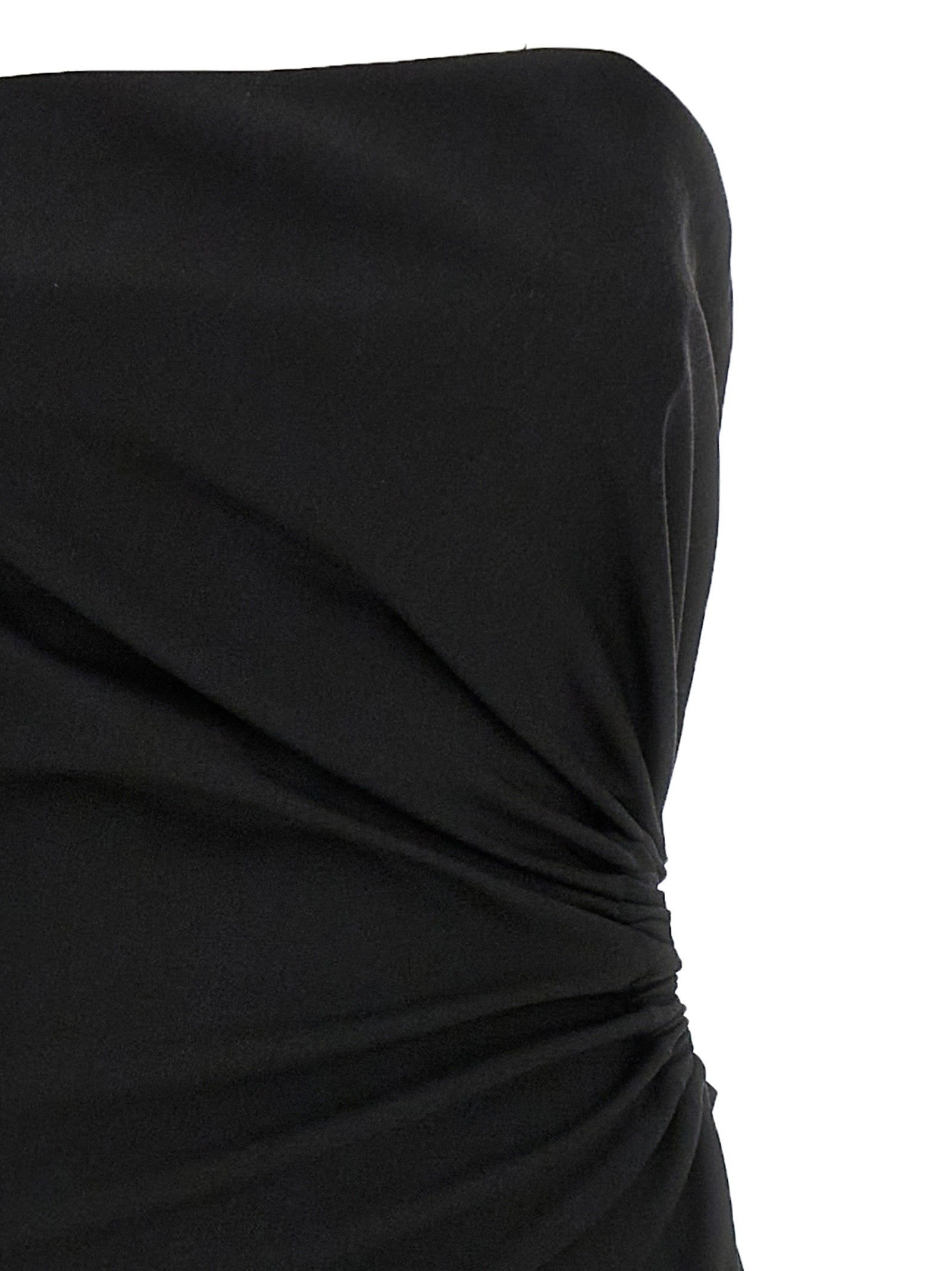 Max Mara Black Virgin Wool Long Dress