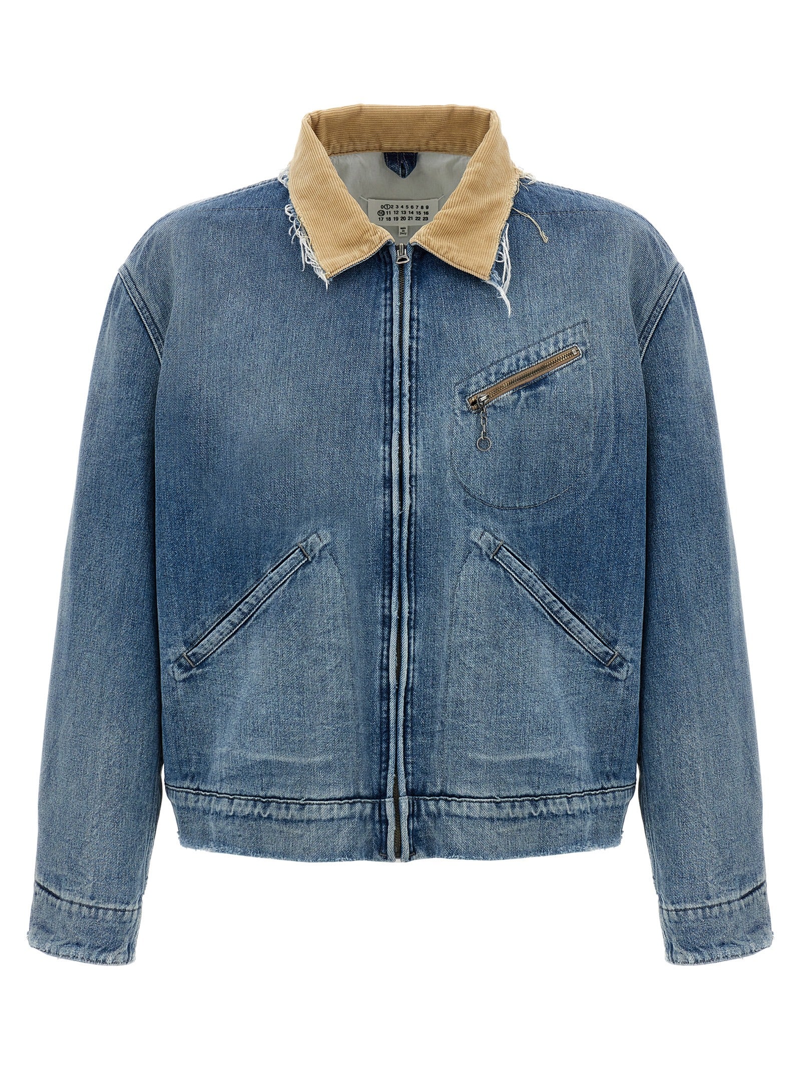 Maison Margiela Blue Cotton Denim Jacket