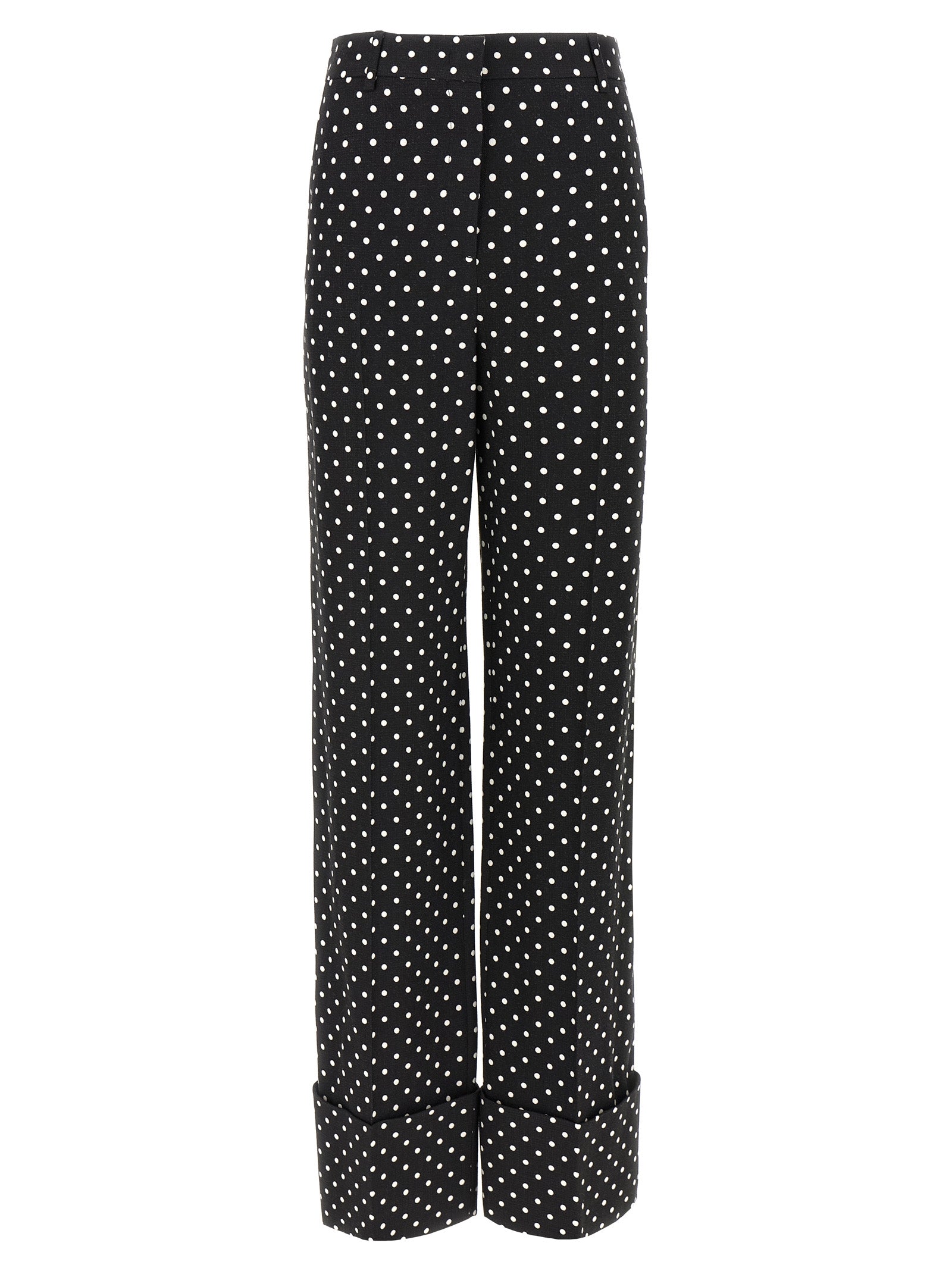 Valentino Garavani Bicolor Viscose Casual Pants