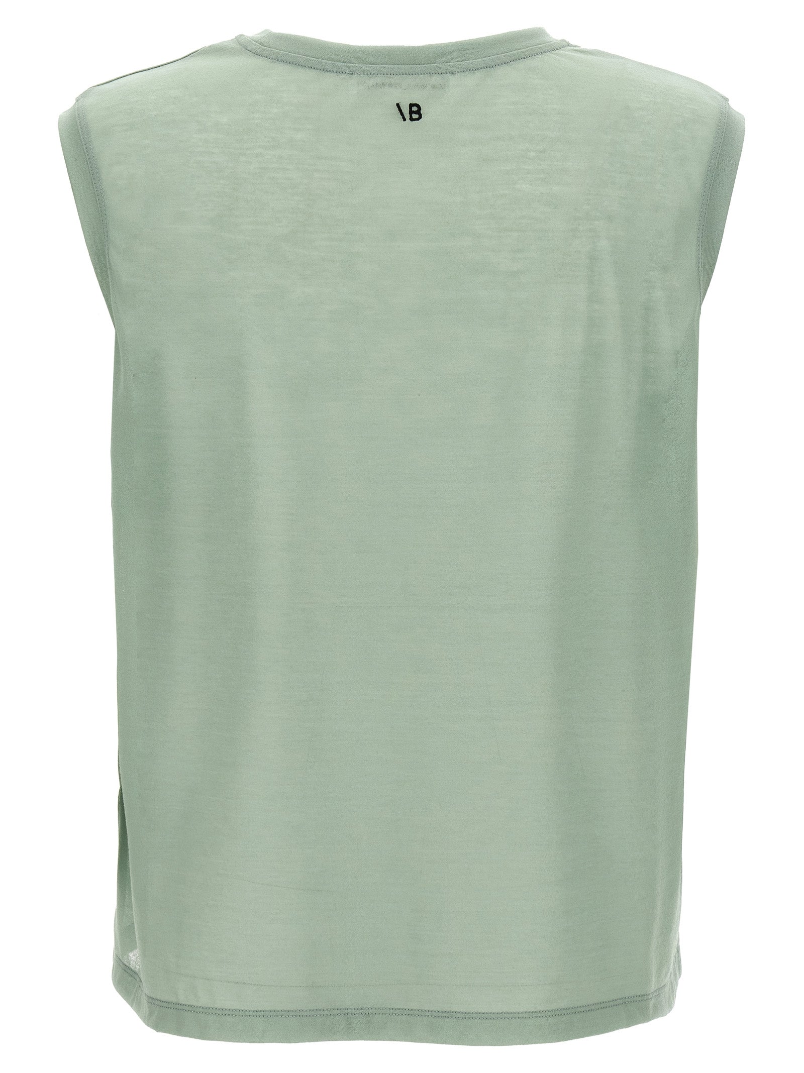 Victoria Beckham Bicolor Cotton Sleeveles T-Shirt