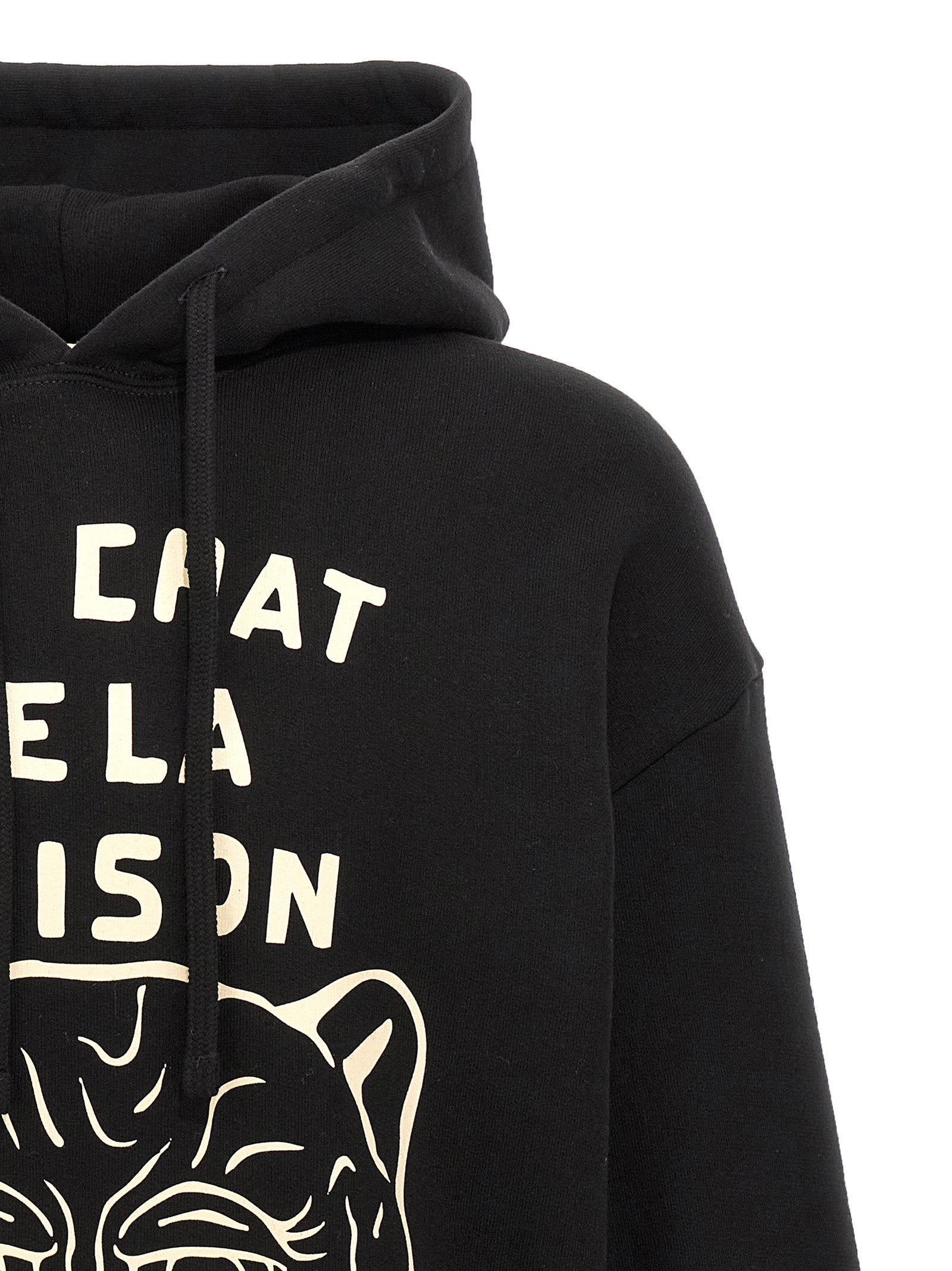 Valentino Garavani Black Cotton Sweatshirt