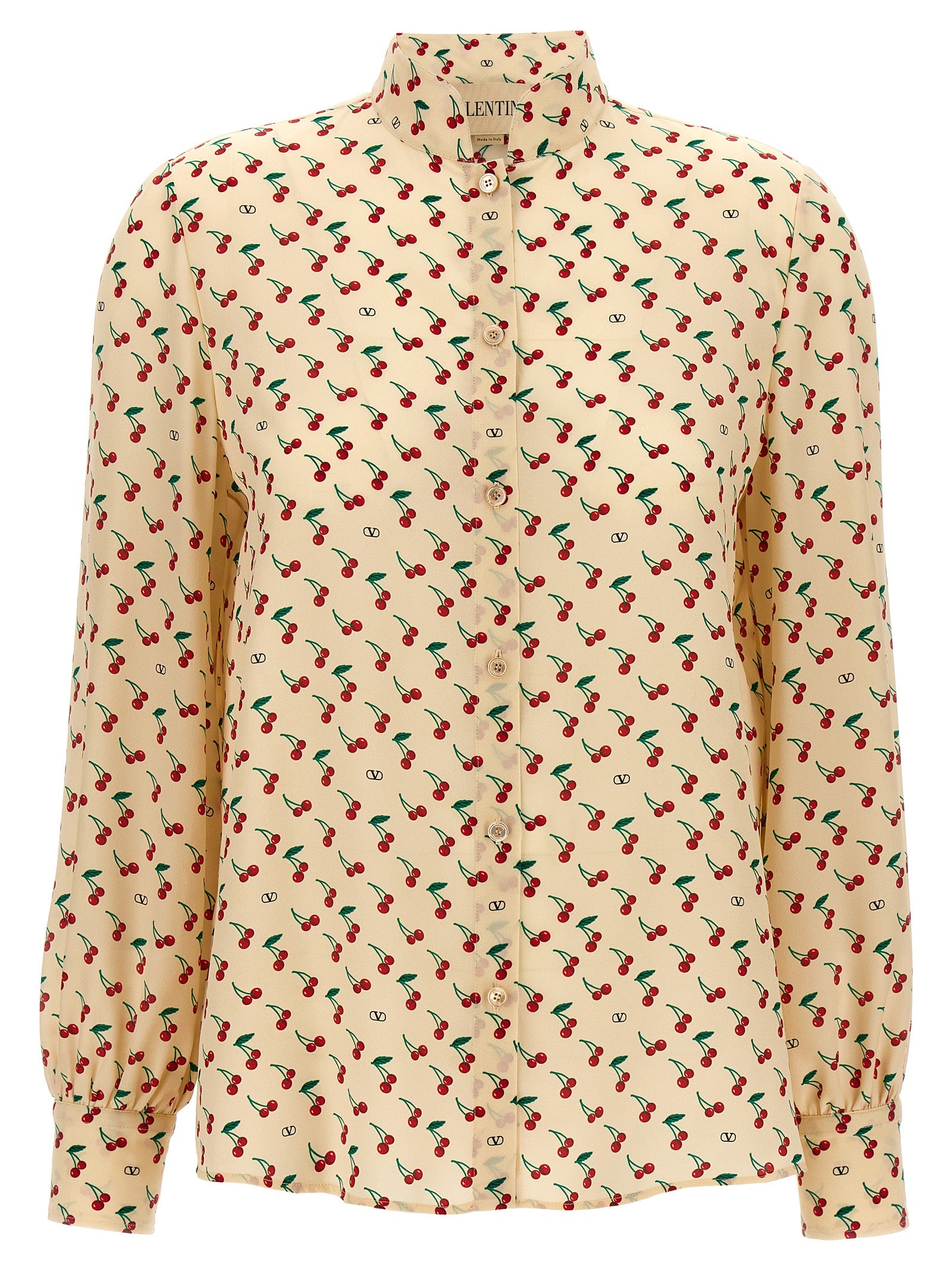 Valentino Garavani Beige Silk Blouse