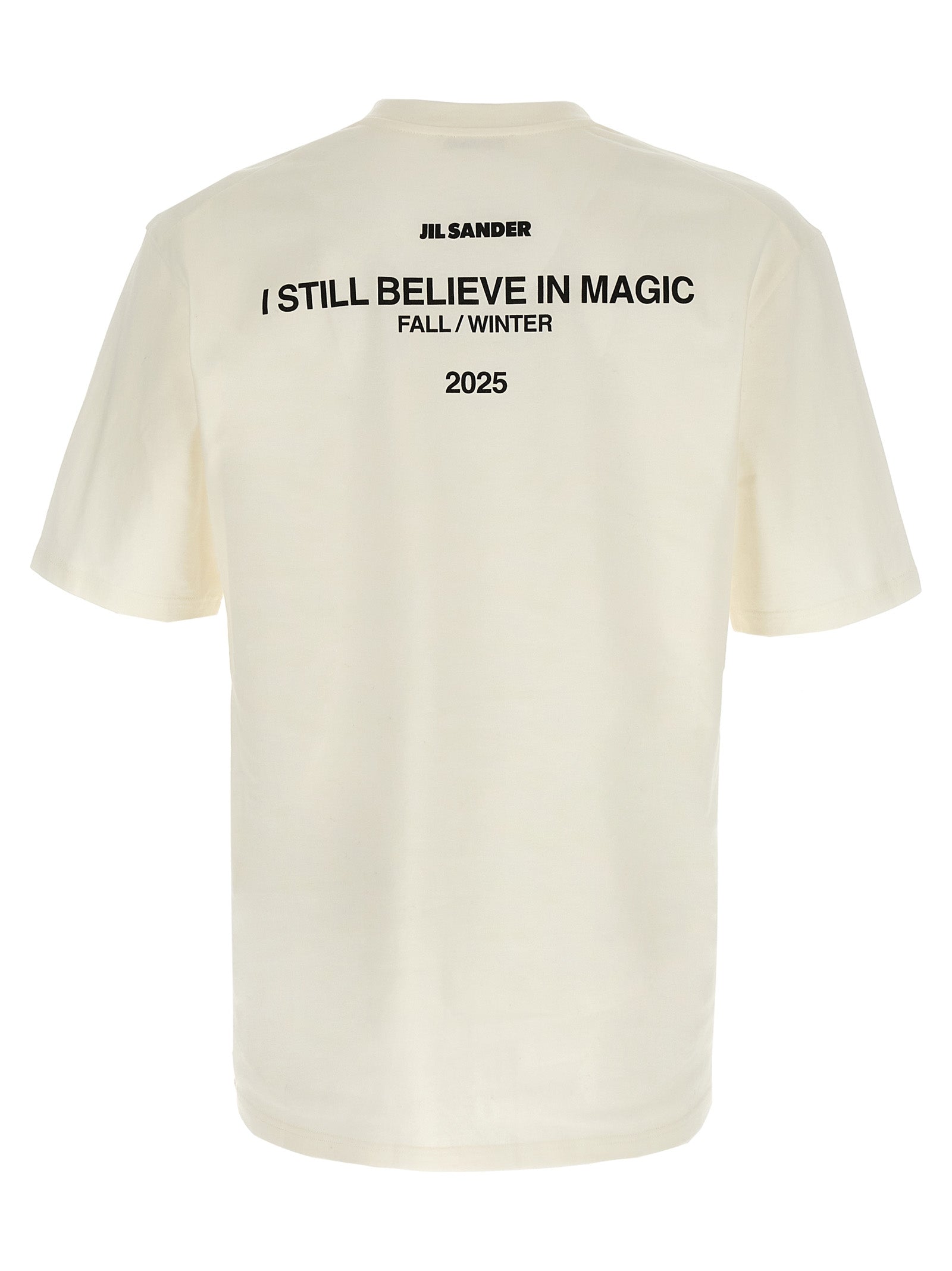 Jil Sander White Cotton Long Sleeve T-Shirt