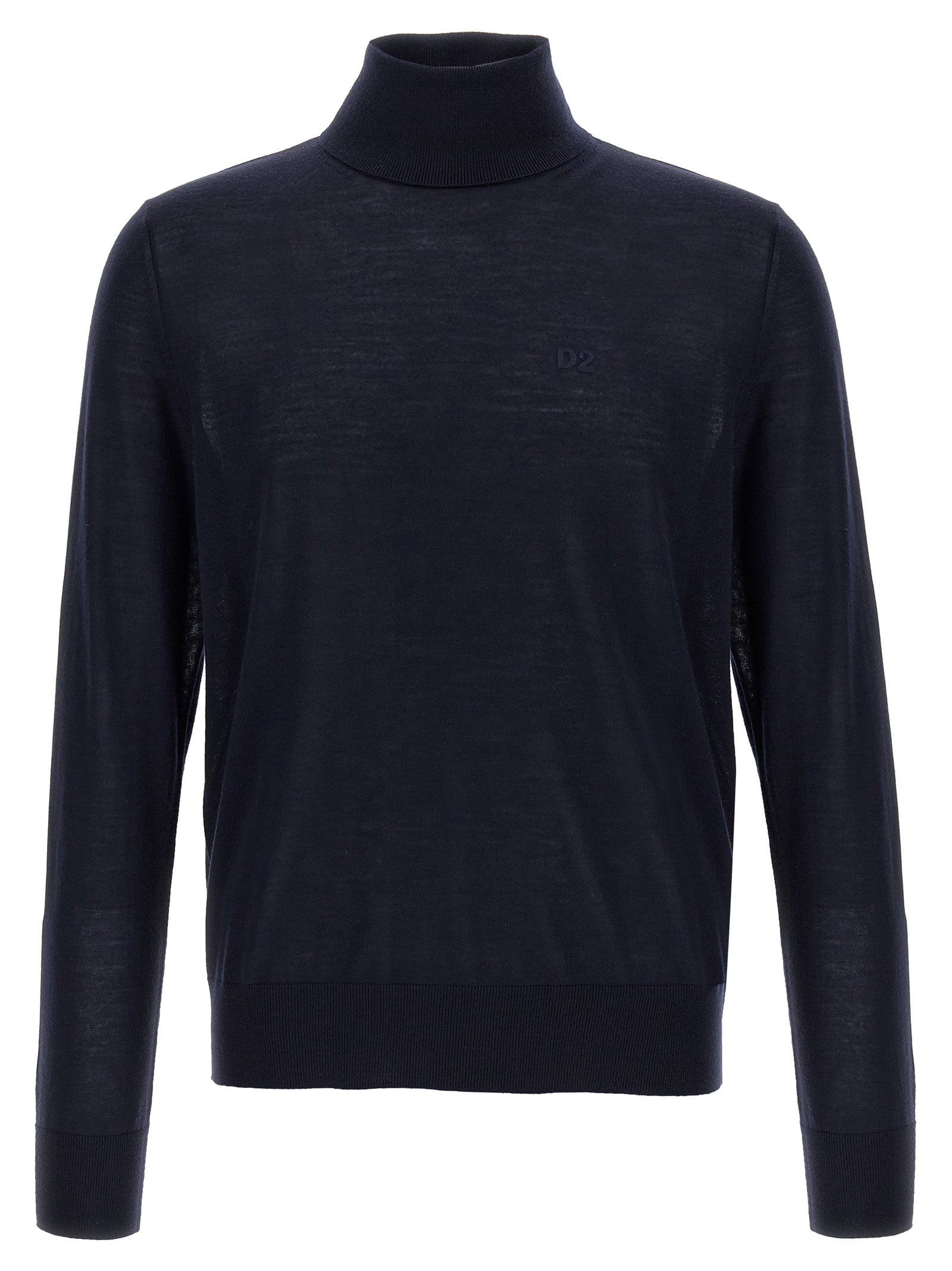 Dsquared² Blue Virgin Wool Cardigan