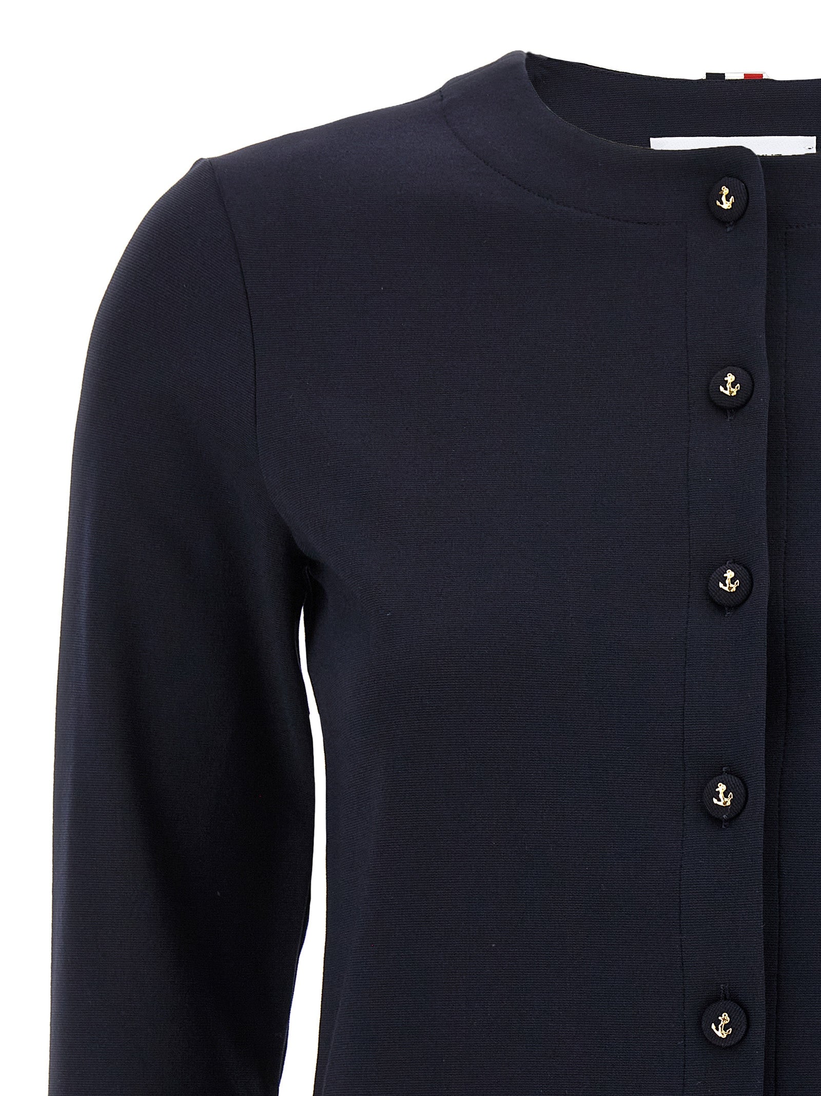 Thom Browne Blue Viscose Cardigan