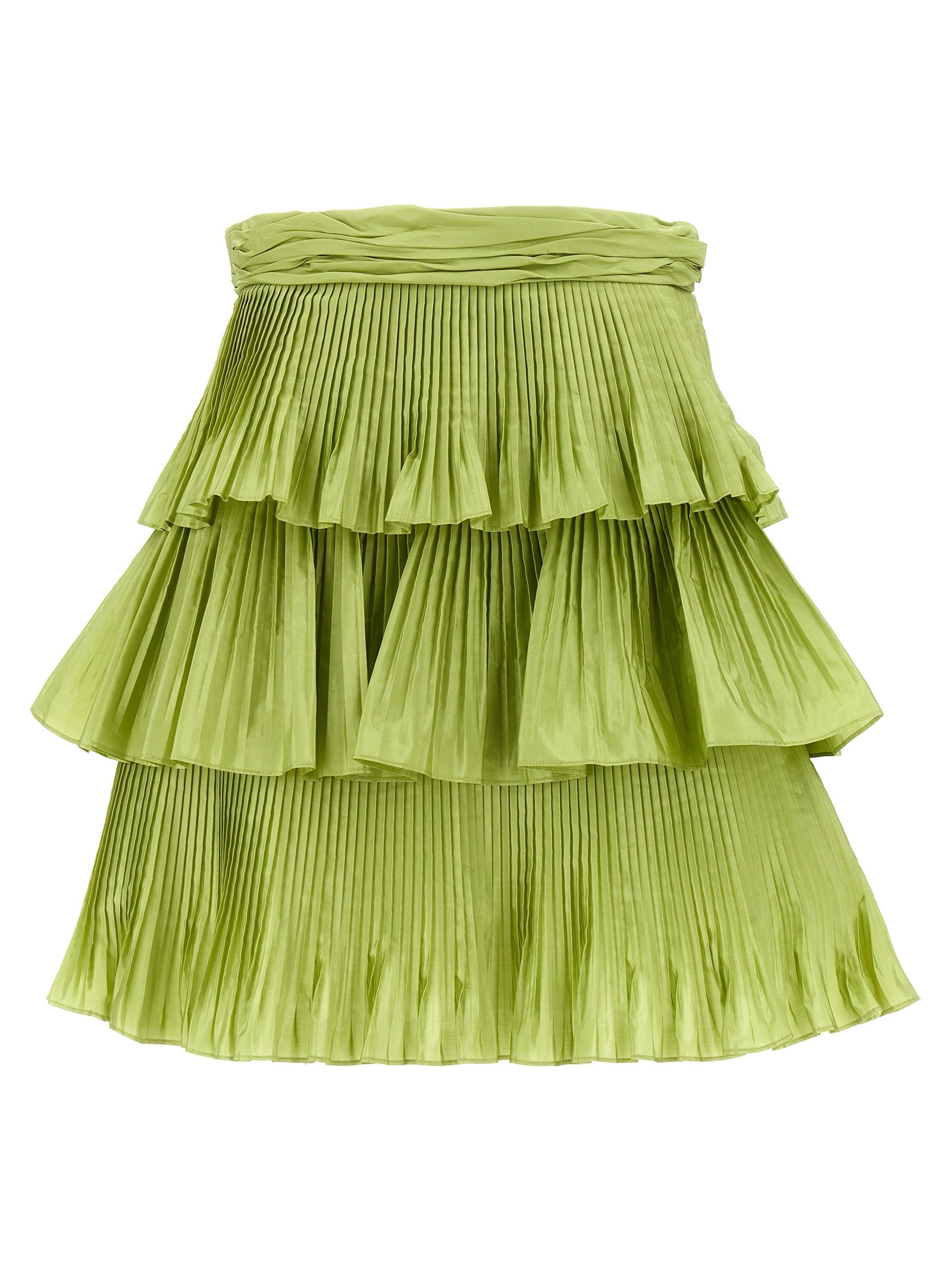 Valentino Garavani Bicolor Silk Long Skirt