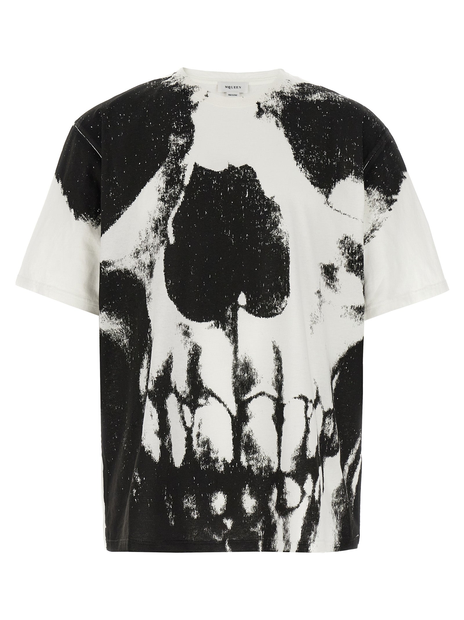 Alexander McQueen Bicolor Cotton T-Shirt