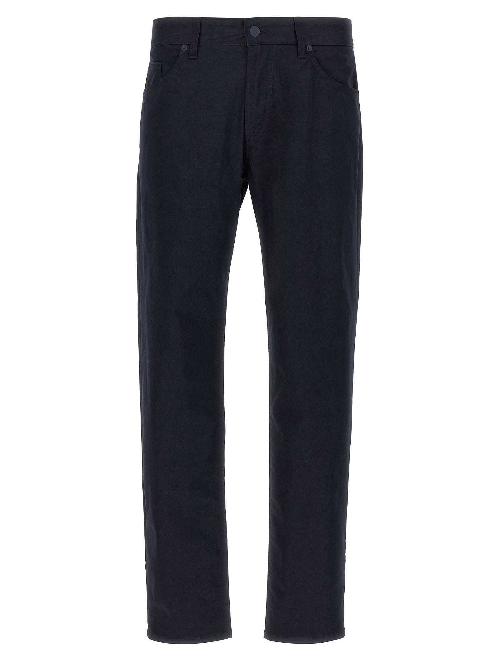Hugo Boss Blue Cotton Casual Pants