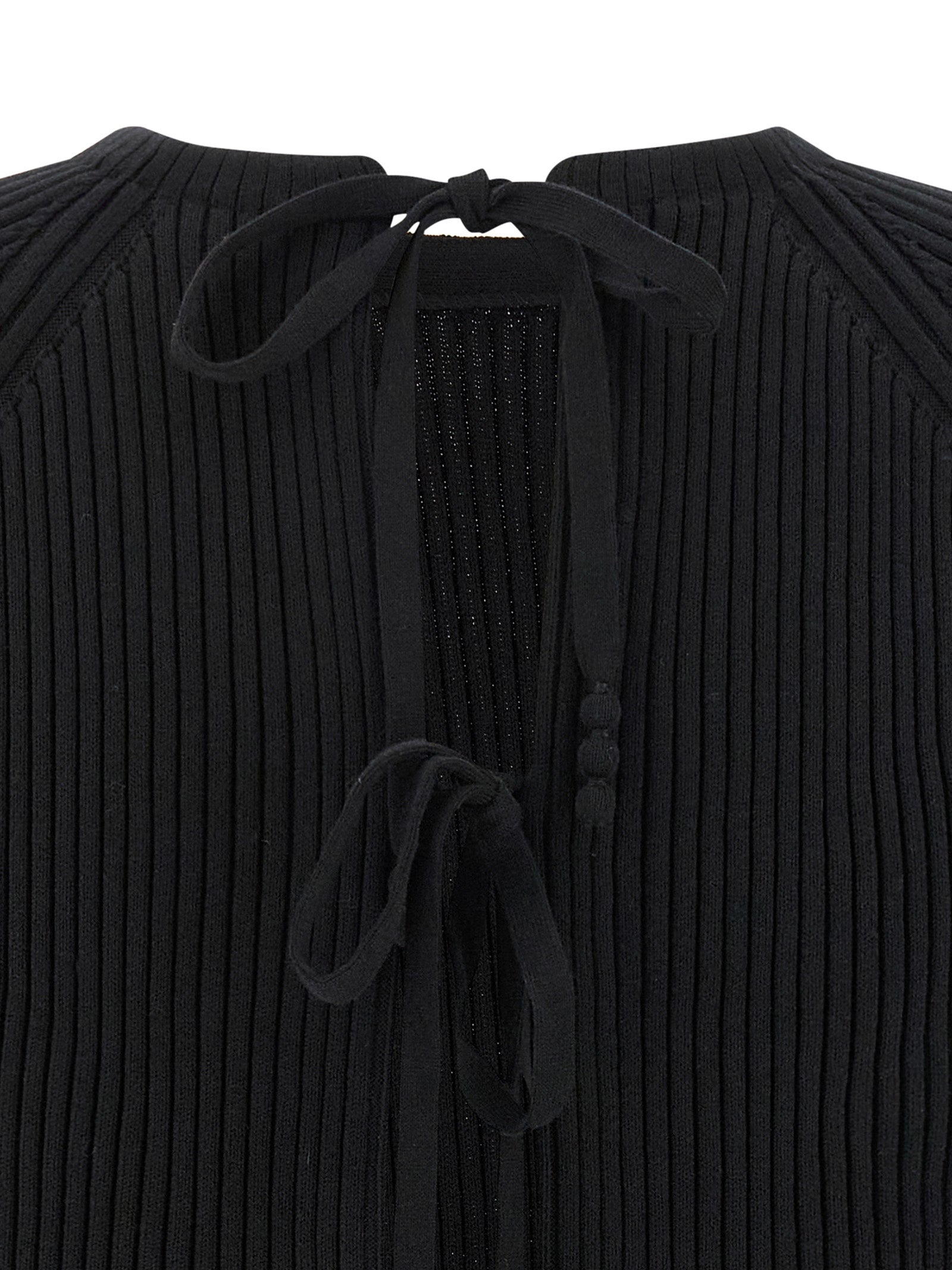 Tory Burch Black Cotton Cardigan