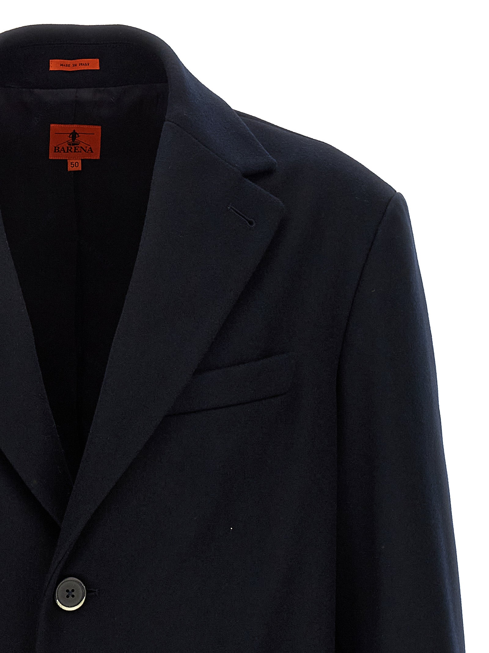 BARENA Blue Wool Coat