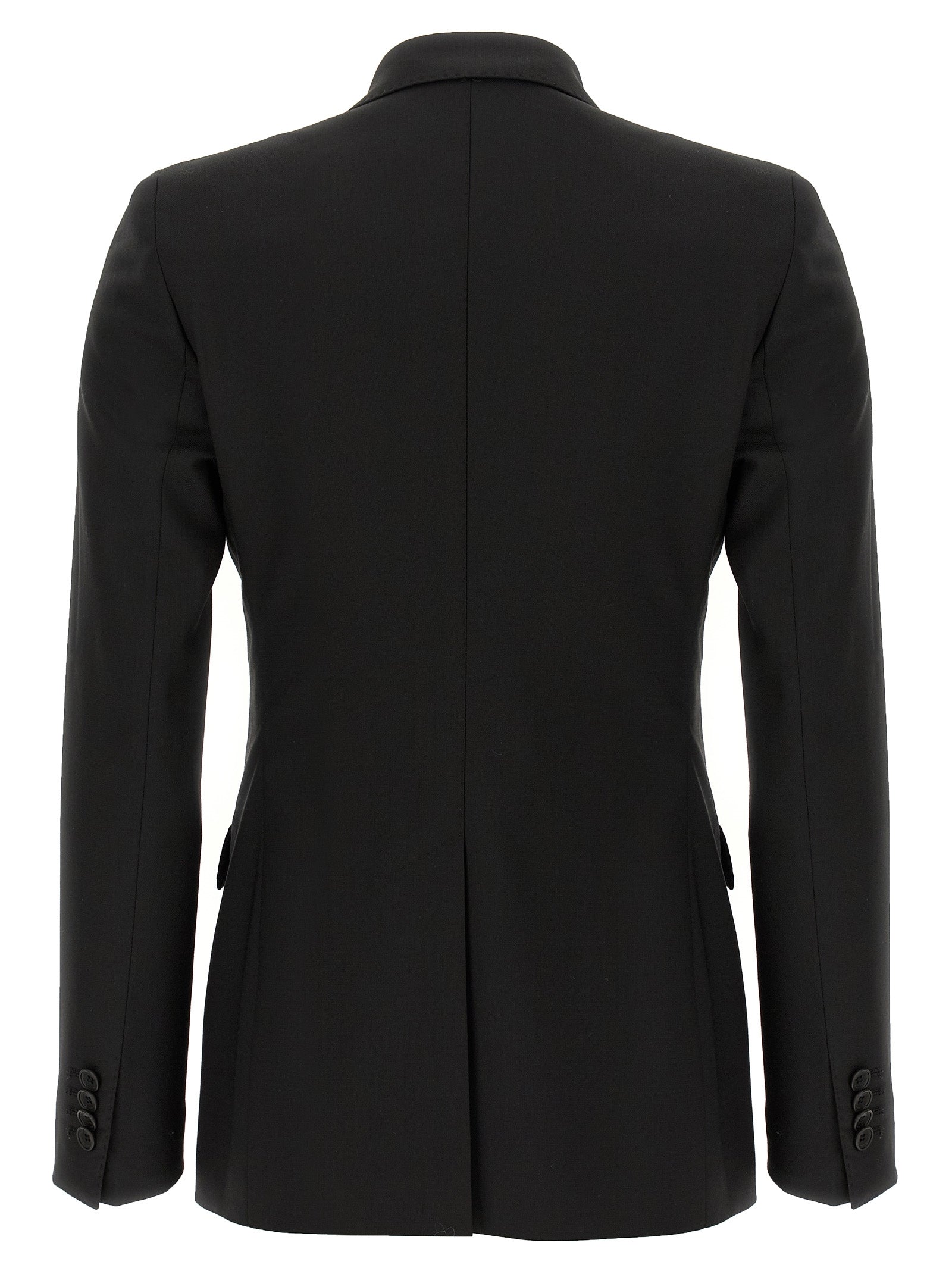 Tagliatore Black Virgin Wool Two-Piece Suit