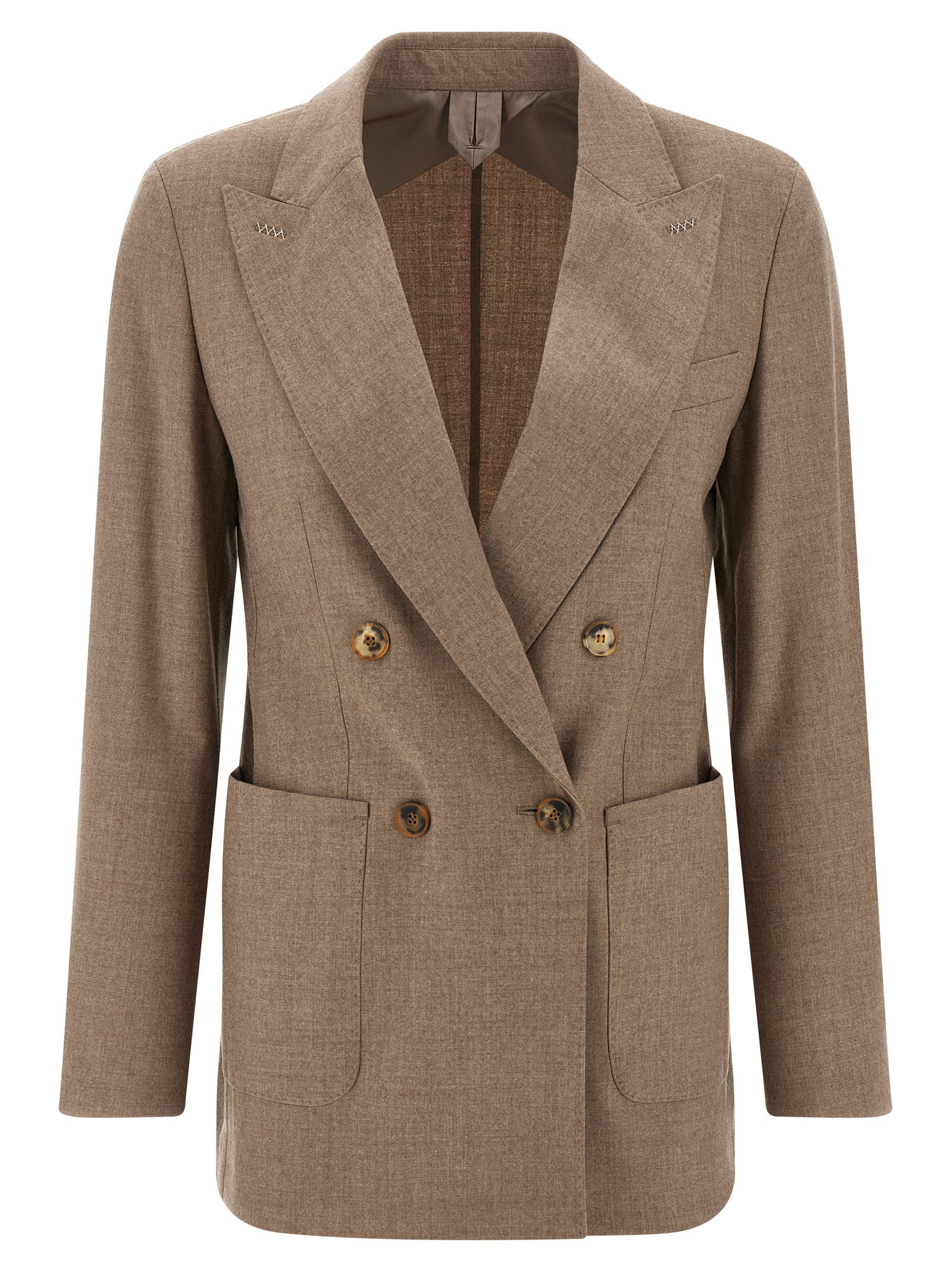 Max Mara Beige Cashmere Blazer