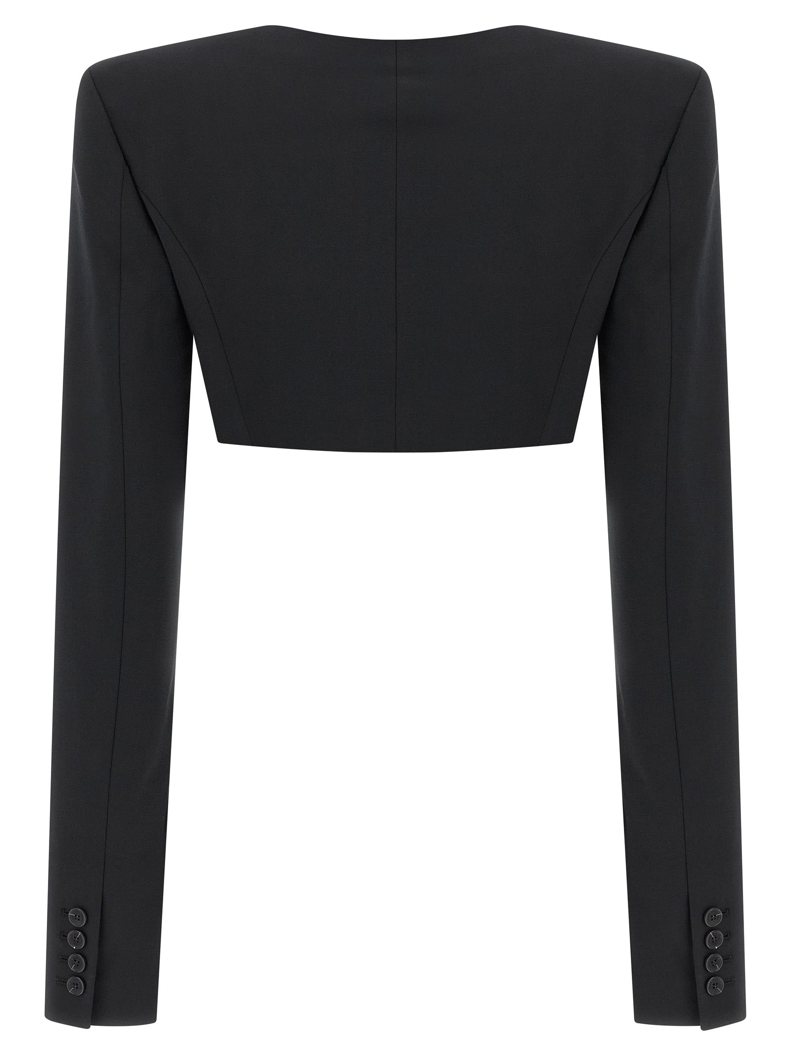 Nensi Dojaka Black Virgin Wool Blazer