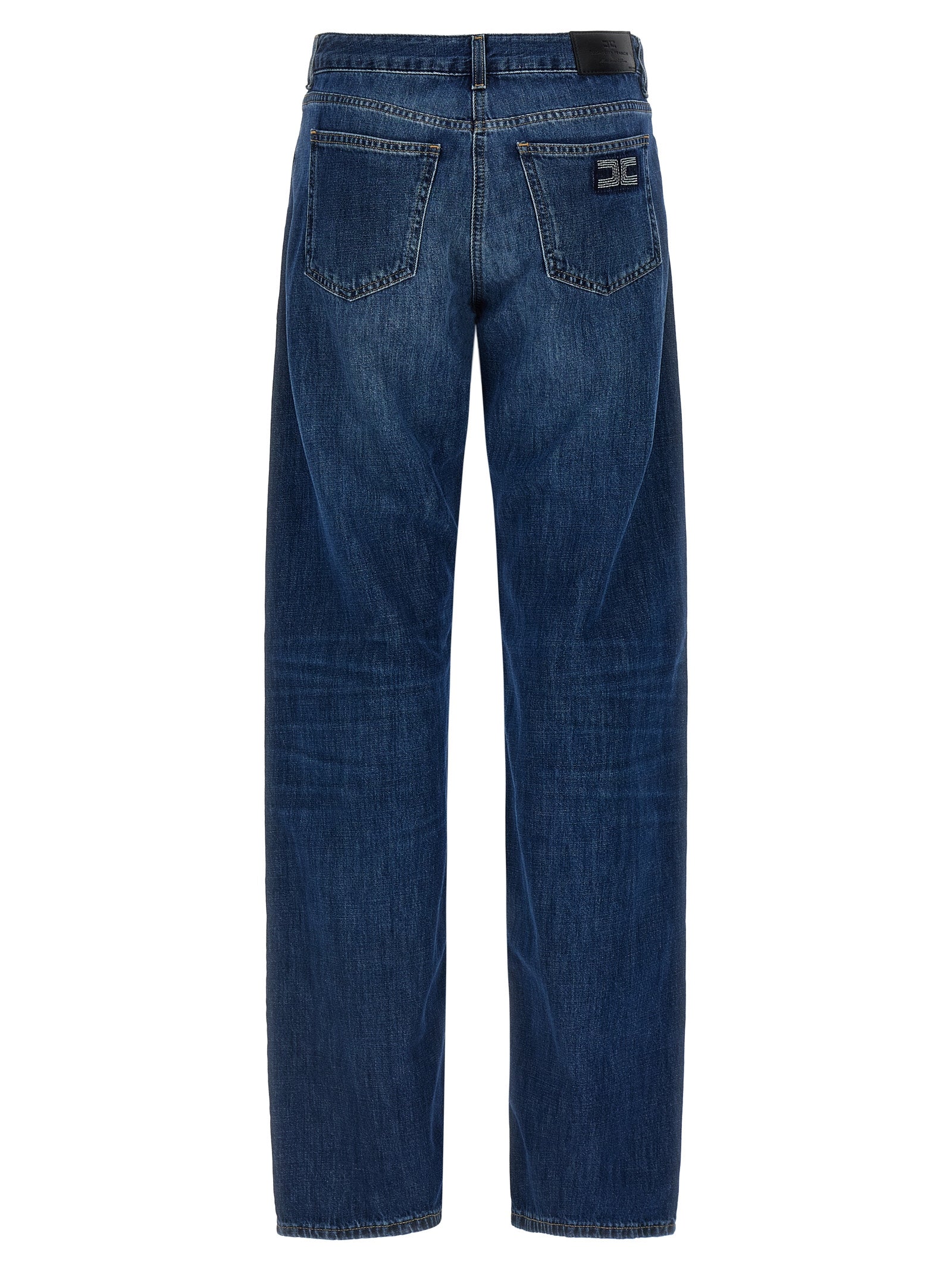 Elisabetta Franchi Blue Cotton Jeans Denim