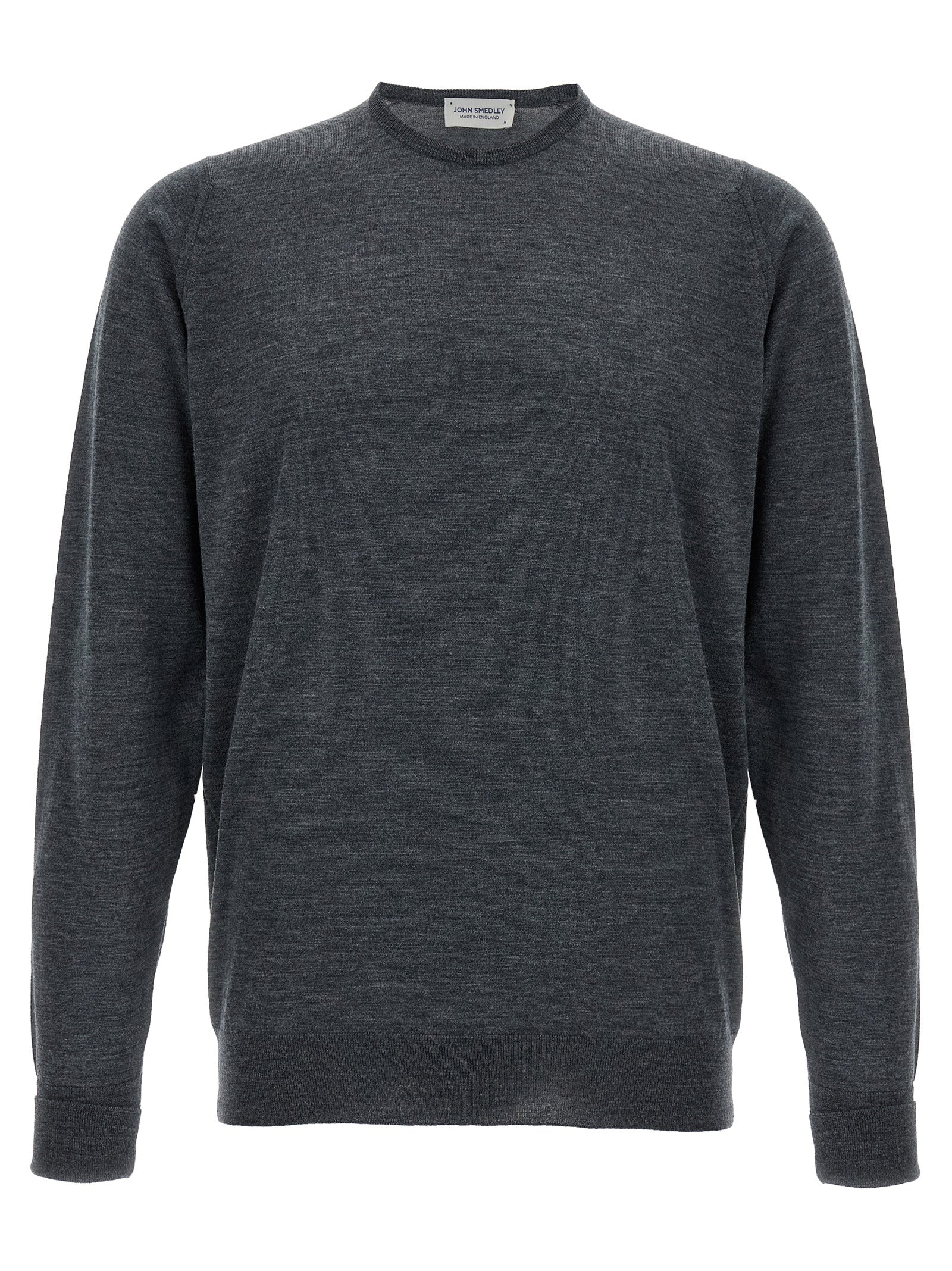 JOHN SMEDLEY Gray Merino Wool Cardigan