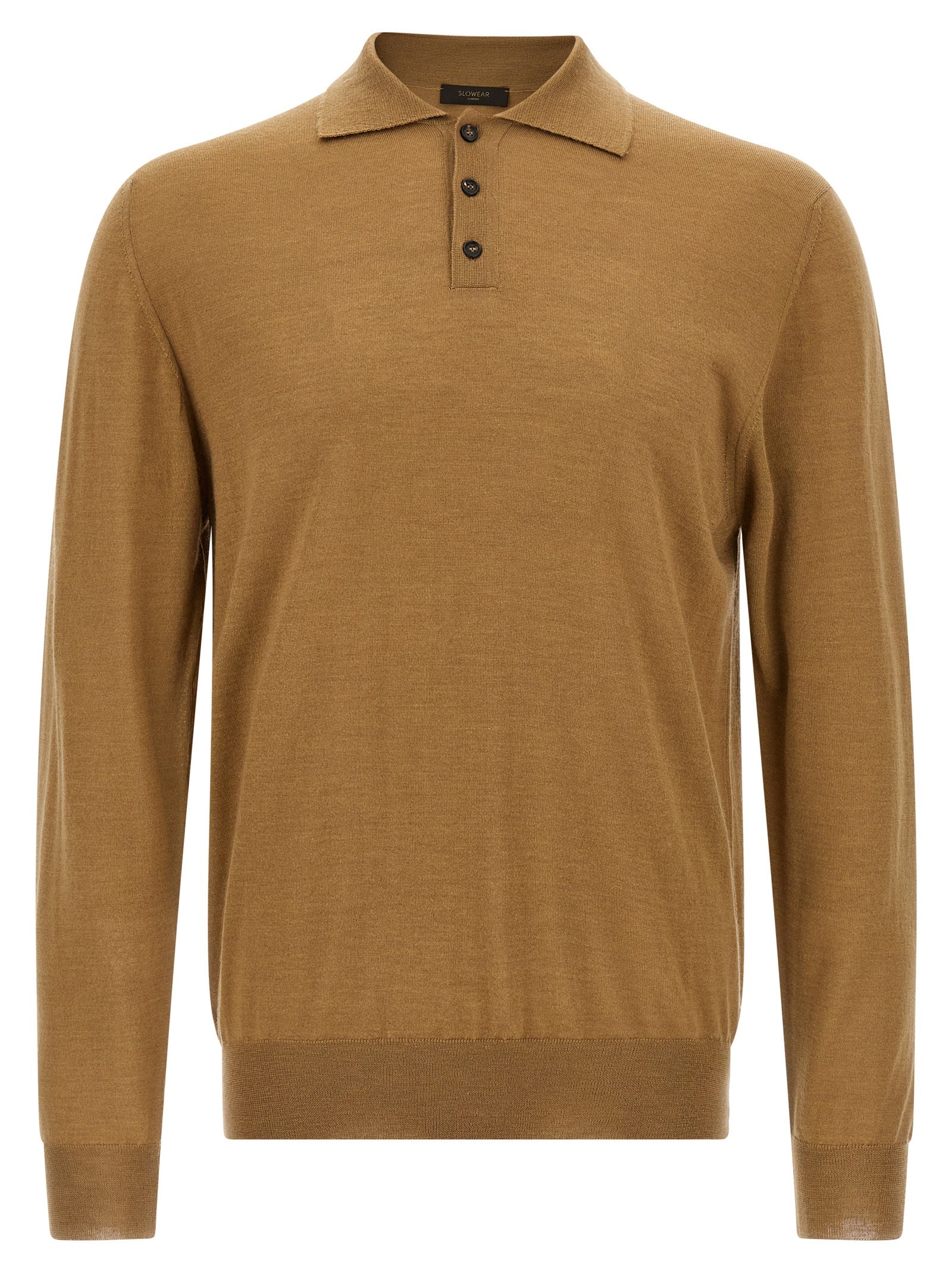 ZANONE Beige Cashmere Polo Shirt