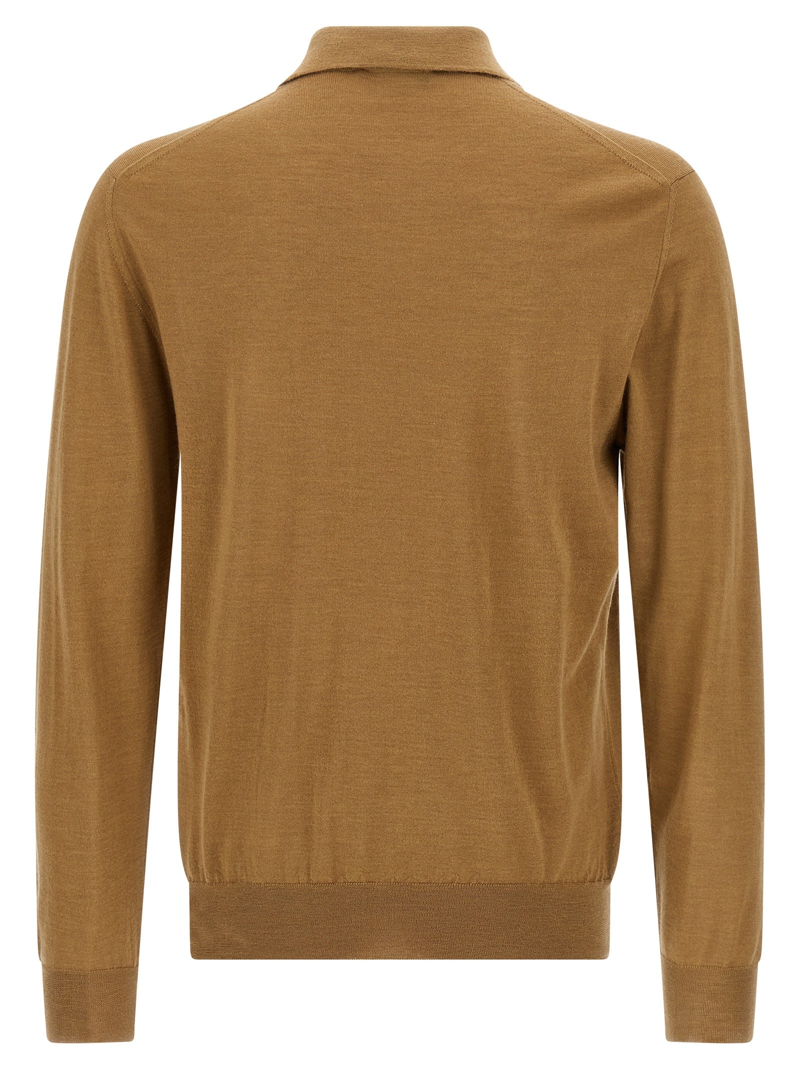 ZANONE Beige Cashmere Polo Shirt