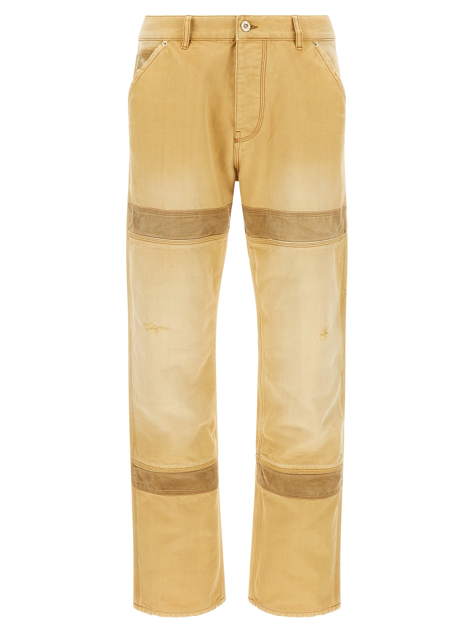 WALES BONNER Beige Cotton Casual Pants