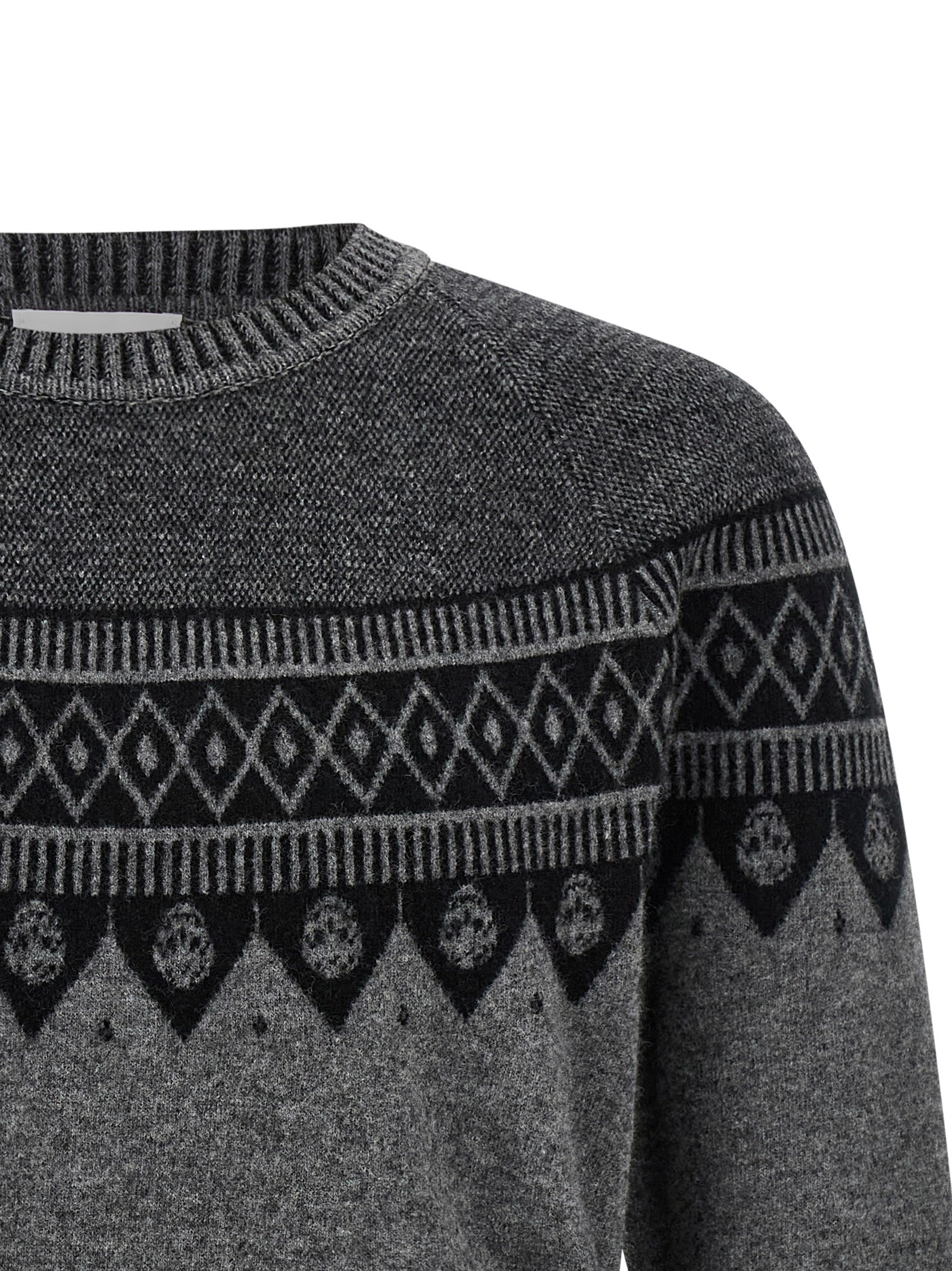 Alexander McQueen Gray Wool Cardigan