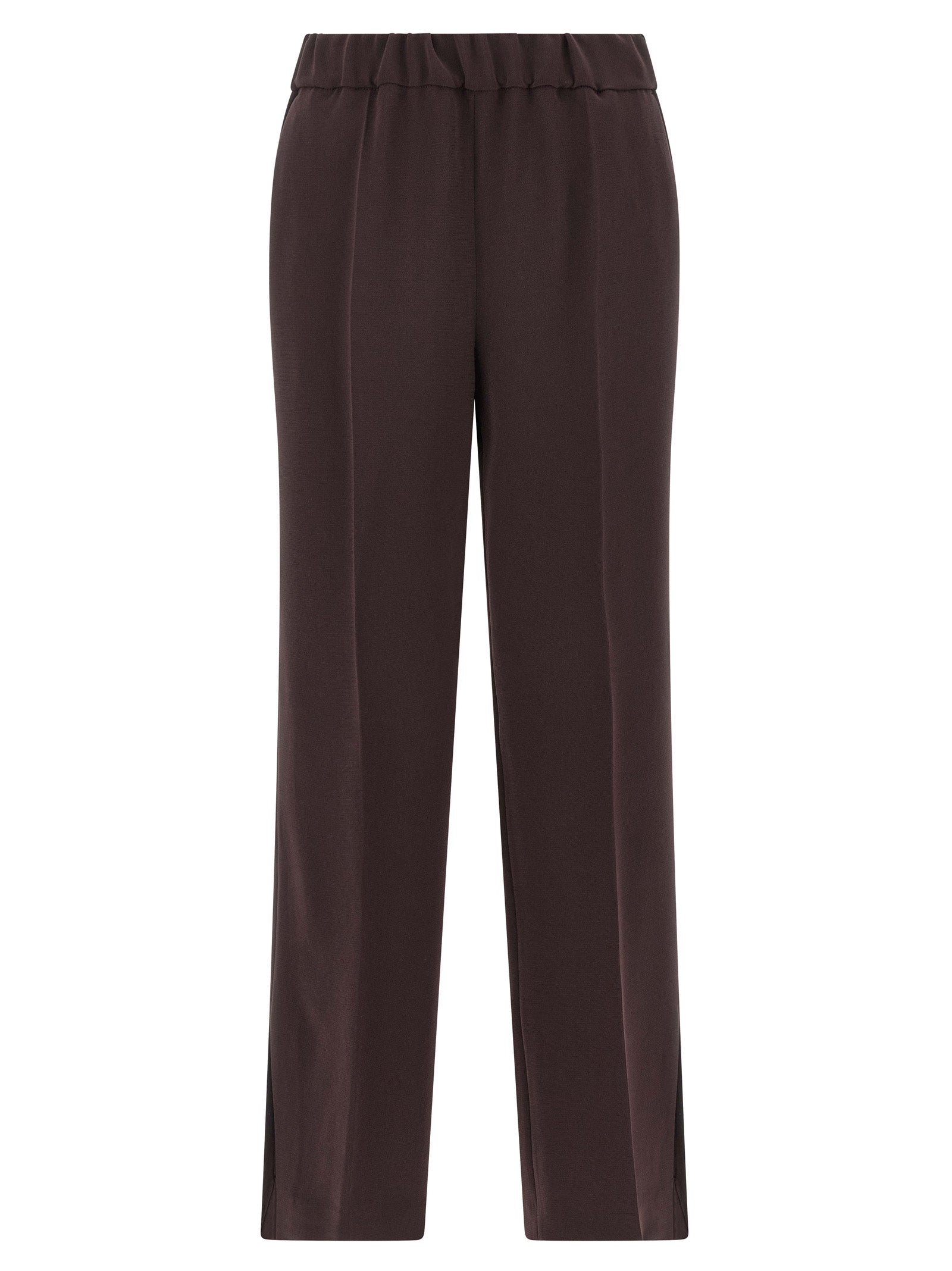 Alberto Biani Brown Triacetate Casual Pants