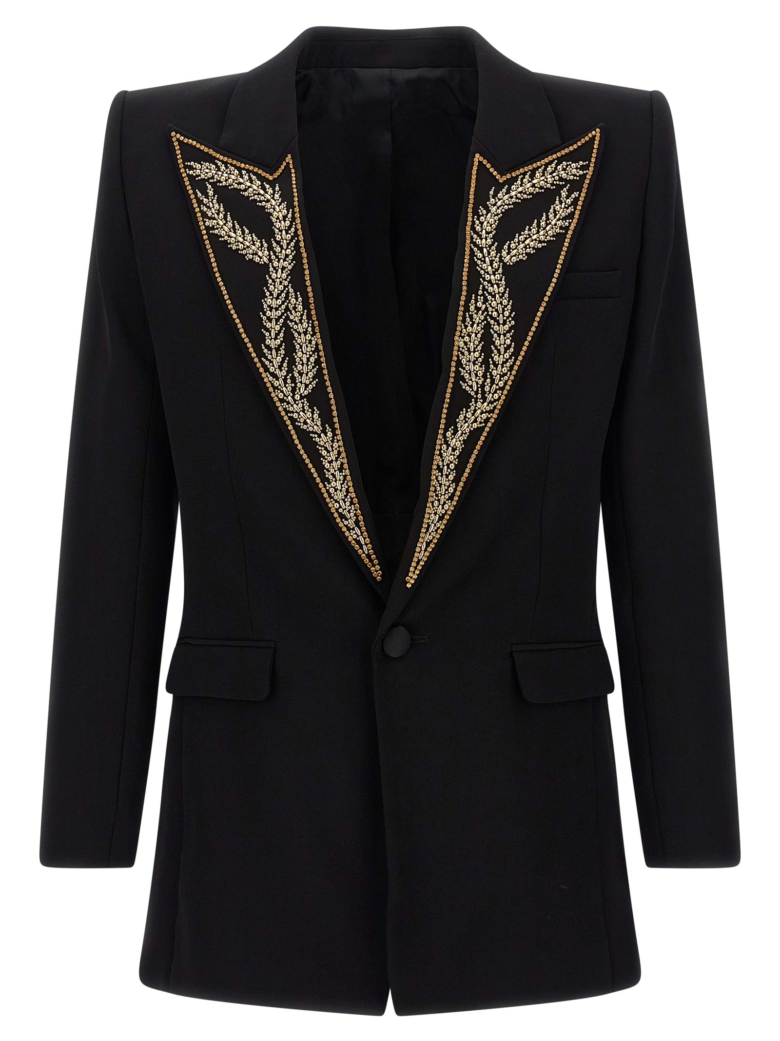 Balmain Black Viscose Blazer
