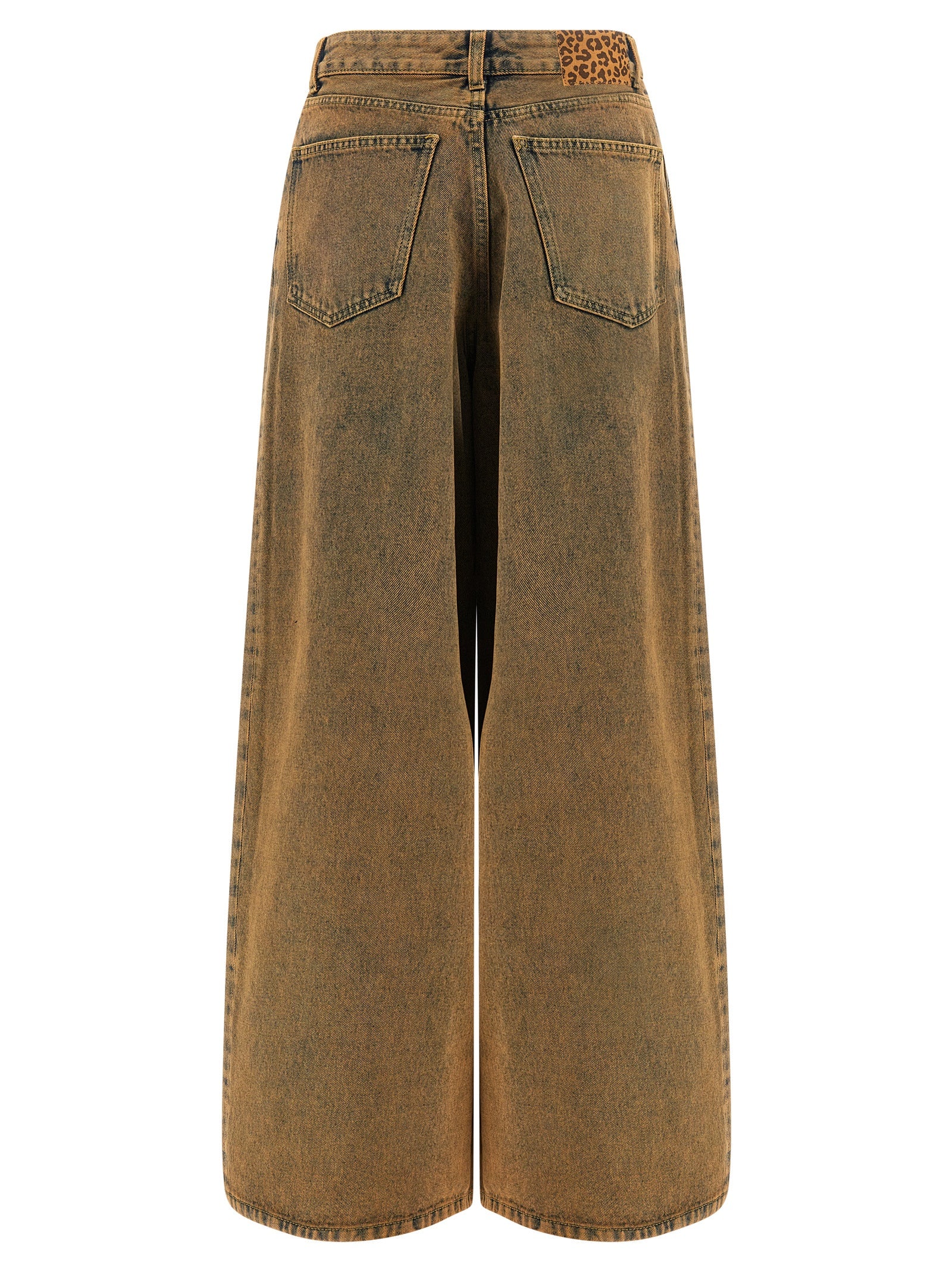 Alanui Brown Cotton Jeans Denim
