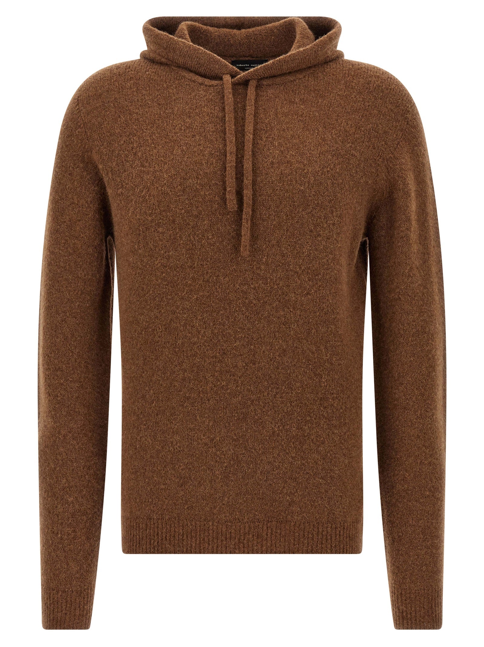 Roberto Collina Brown Virgin Wool Cardigan