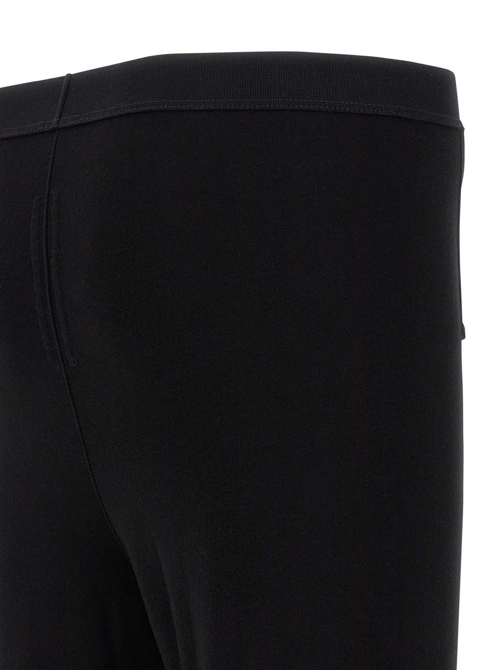 Rick Owens Black Wool Leggings