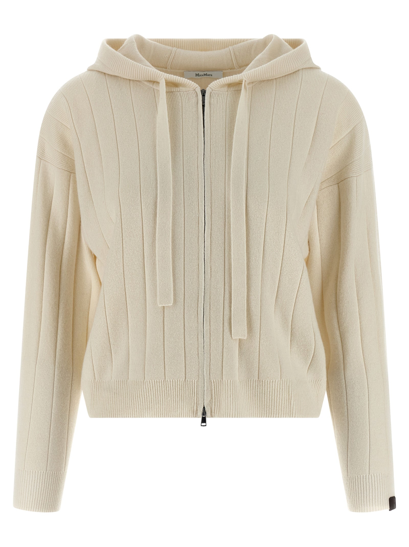 Max Mara White Cashmere Cardigan