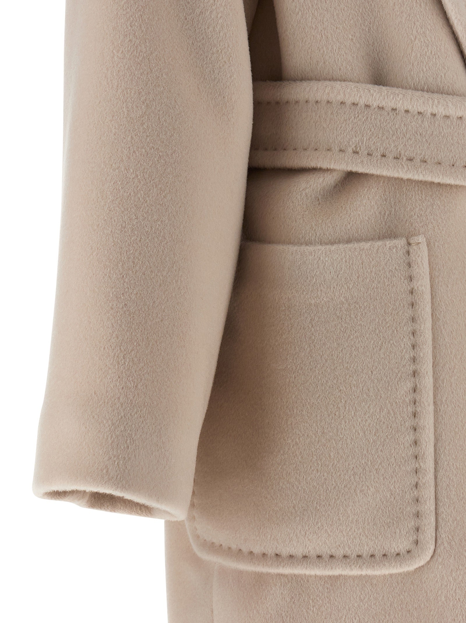 Max Mara Beige Wool Coat