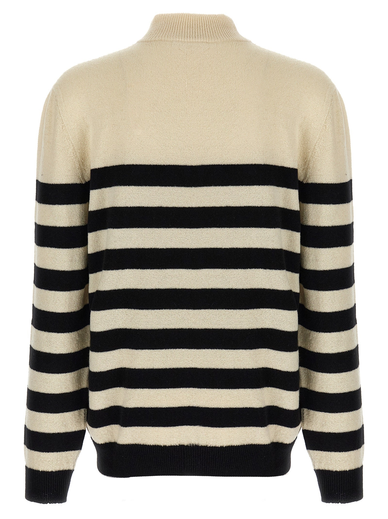 Balmain Bicolor Wool Cardigan