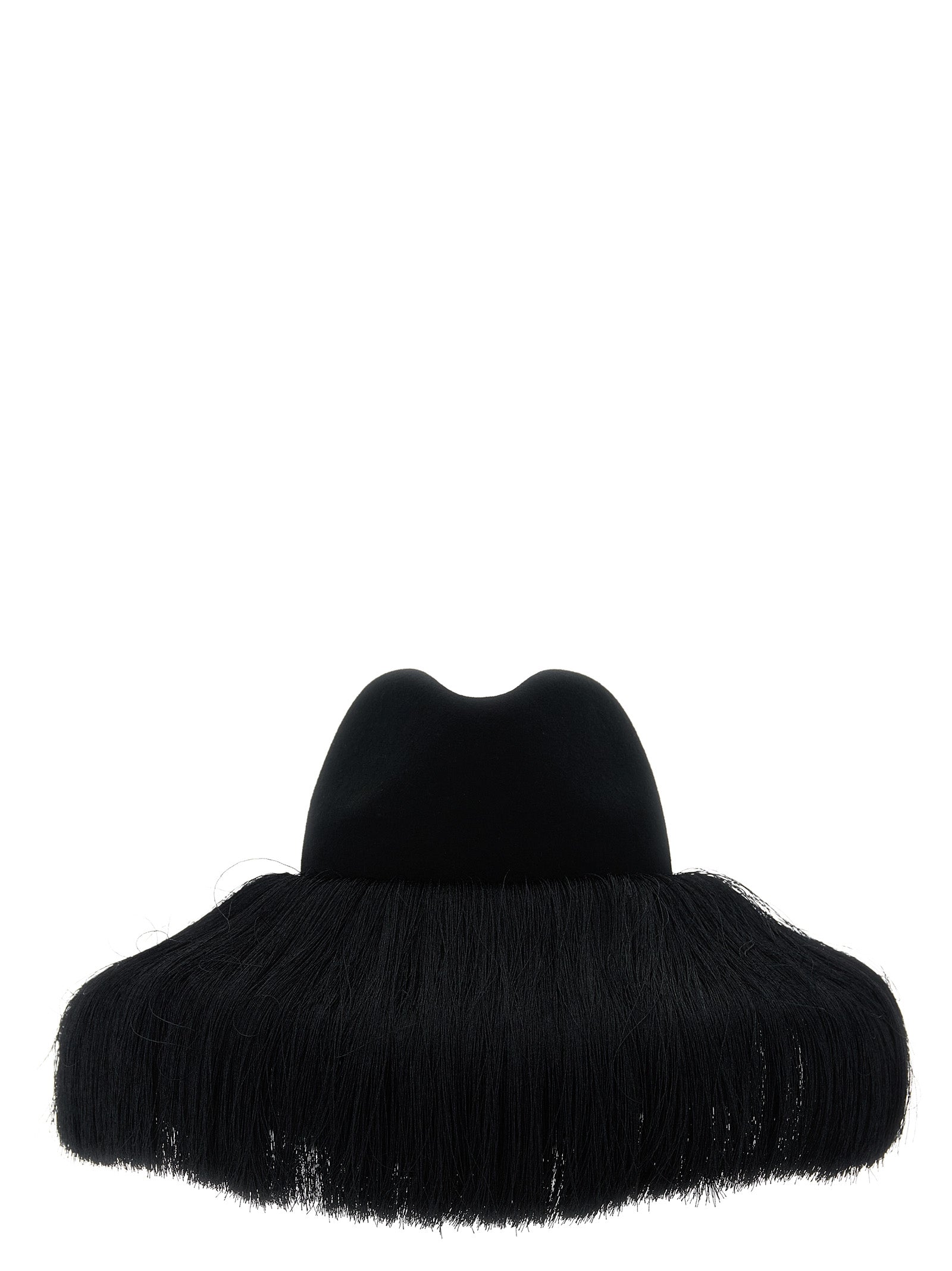 Comme Des Garçons Black Wool Fedora