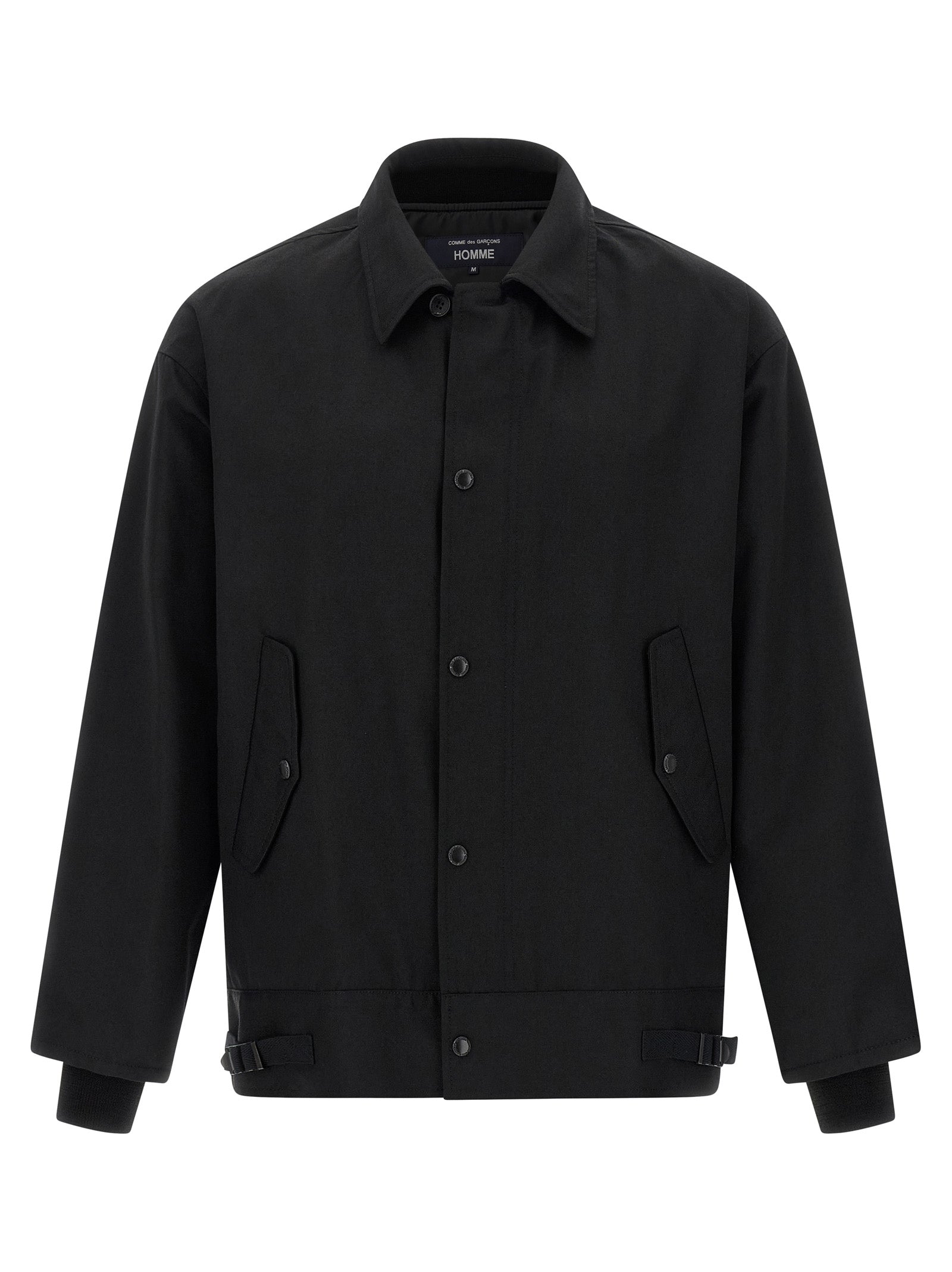 Comme Des Garçons Black Polyester Full-Length Jacket