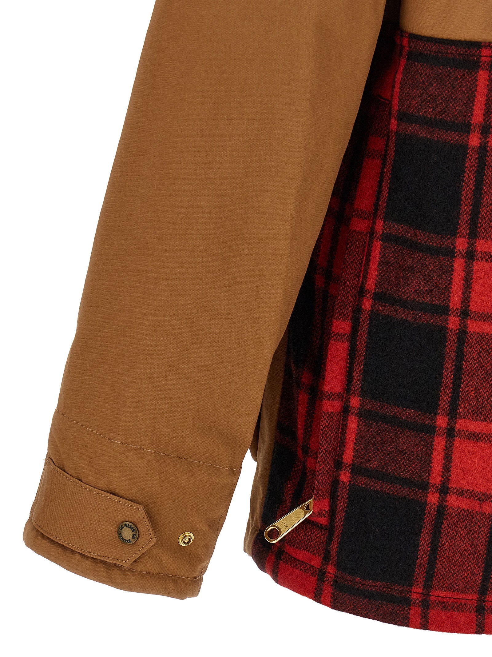 Junya Watanabe Brown Cotton Shell Jacket
