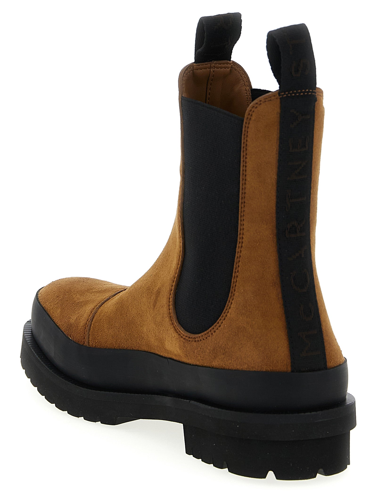 Stella McCartney Brown Viscose Ankle Boots