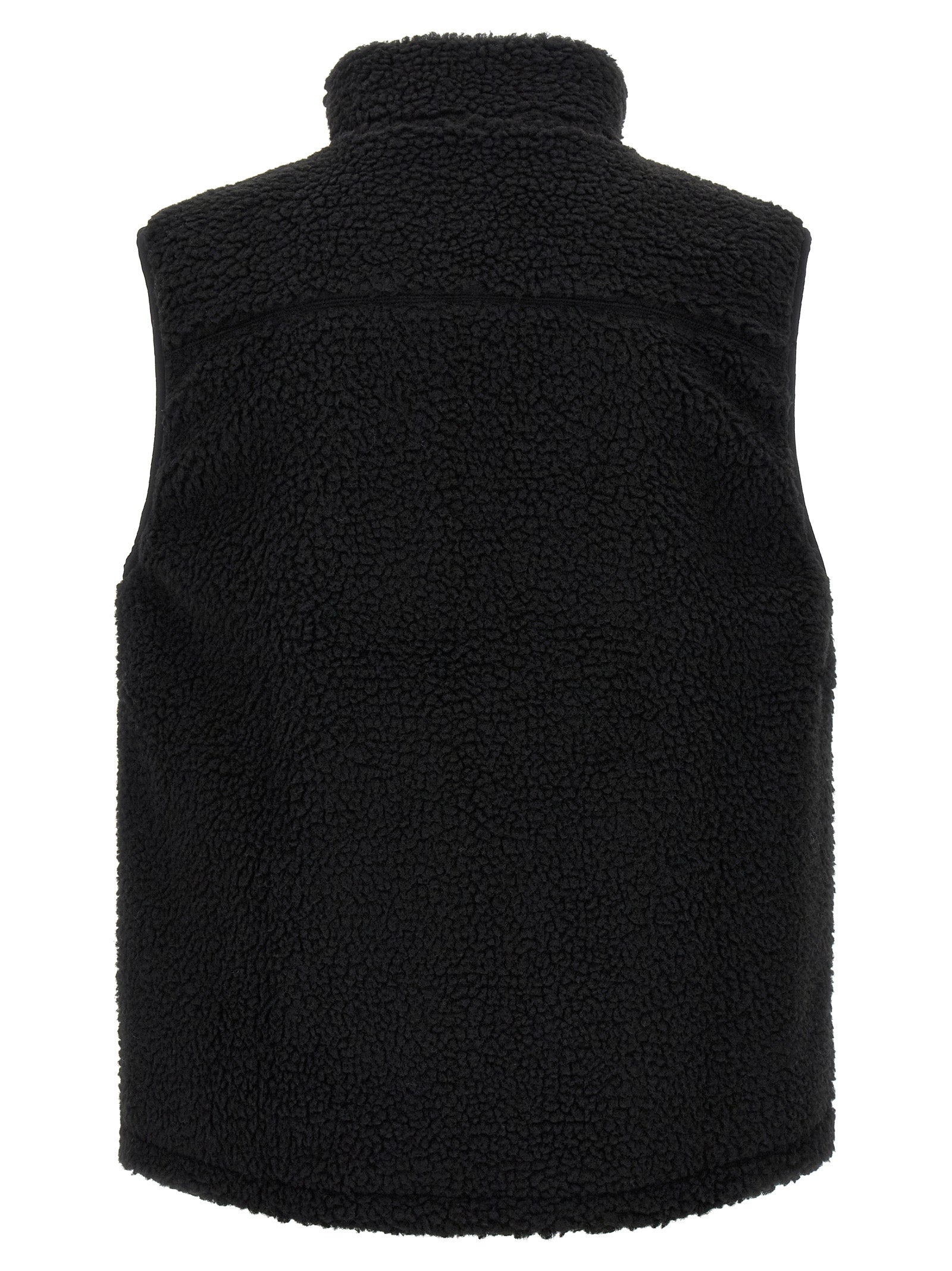 Gramicci Black Polyester Sleeveless Jacket