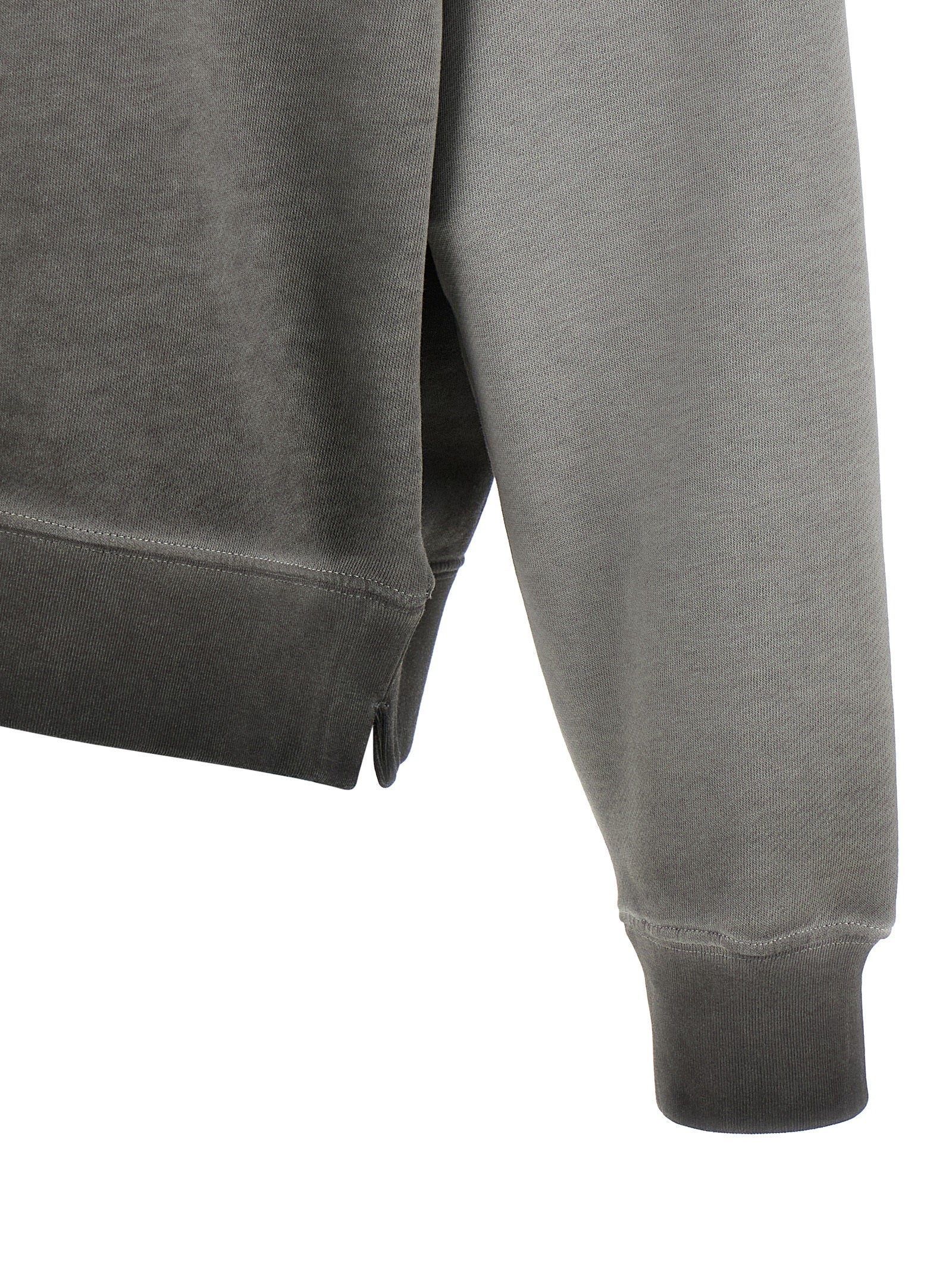 Off-White Gray Cotton Sweatshirt