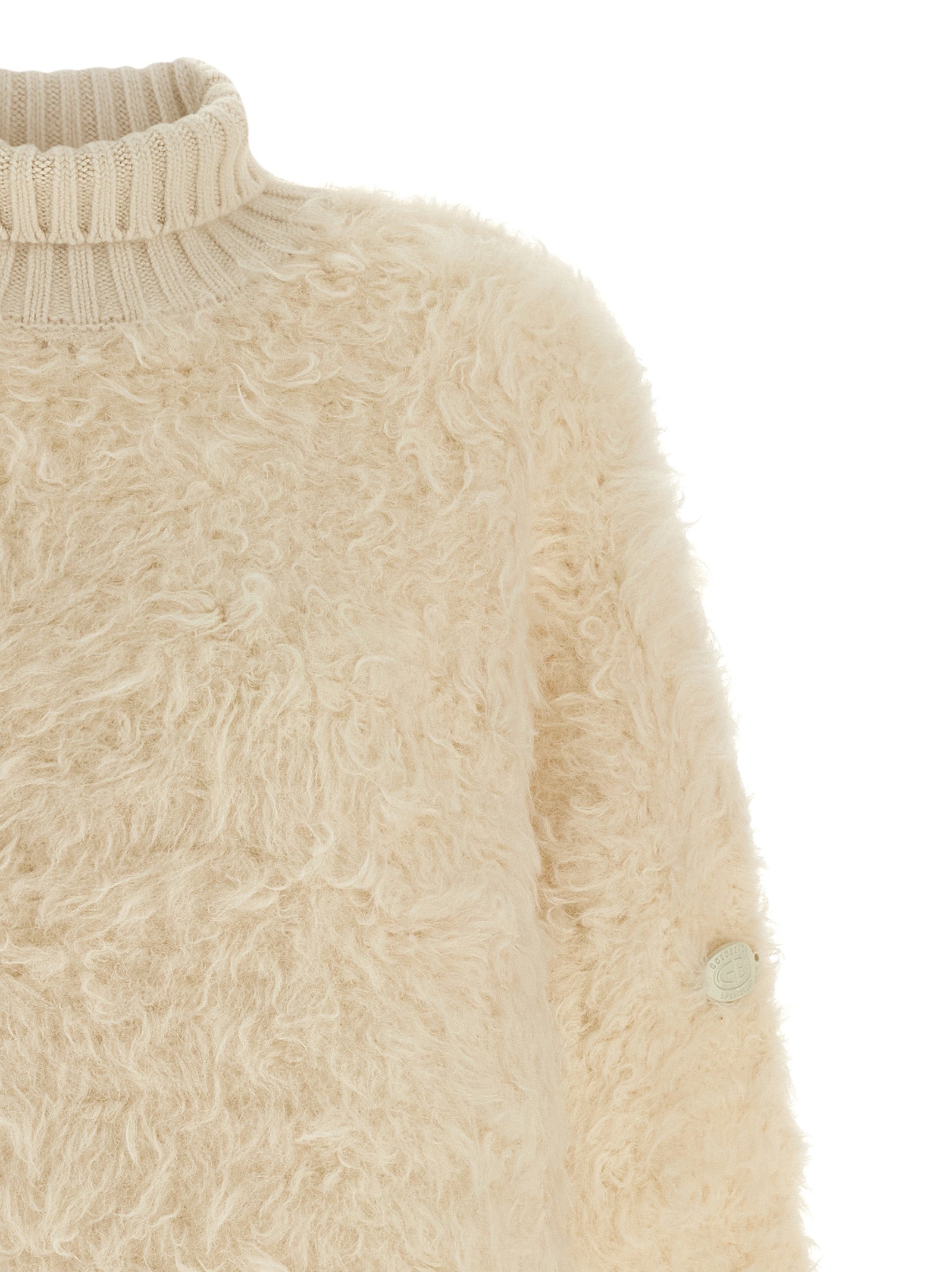 GOLDBERGH White Wool Cardigan
