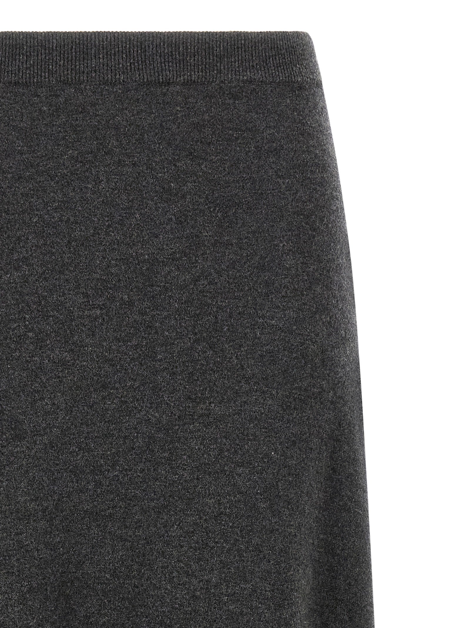 Balenciaga Gray Wool Mini Skirt