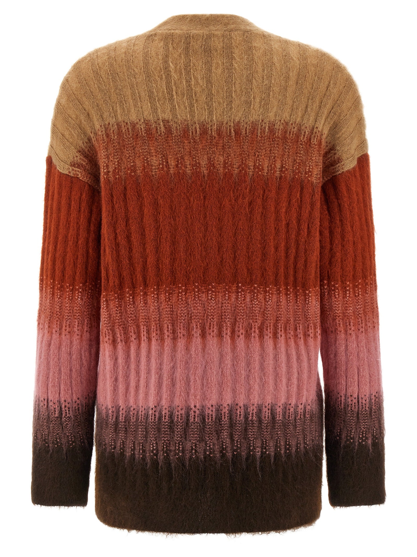 Fendi Multicolor Wool Cardigan