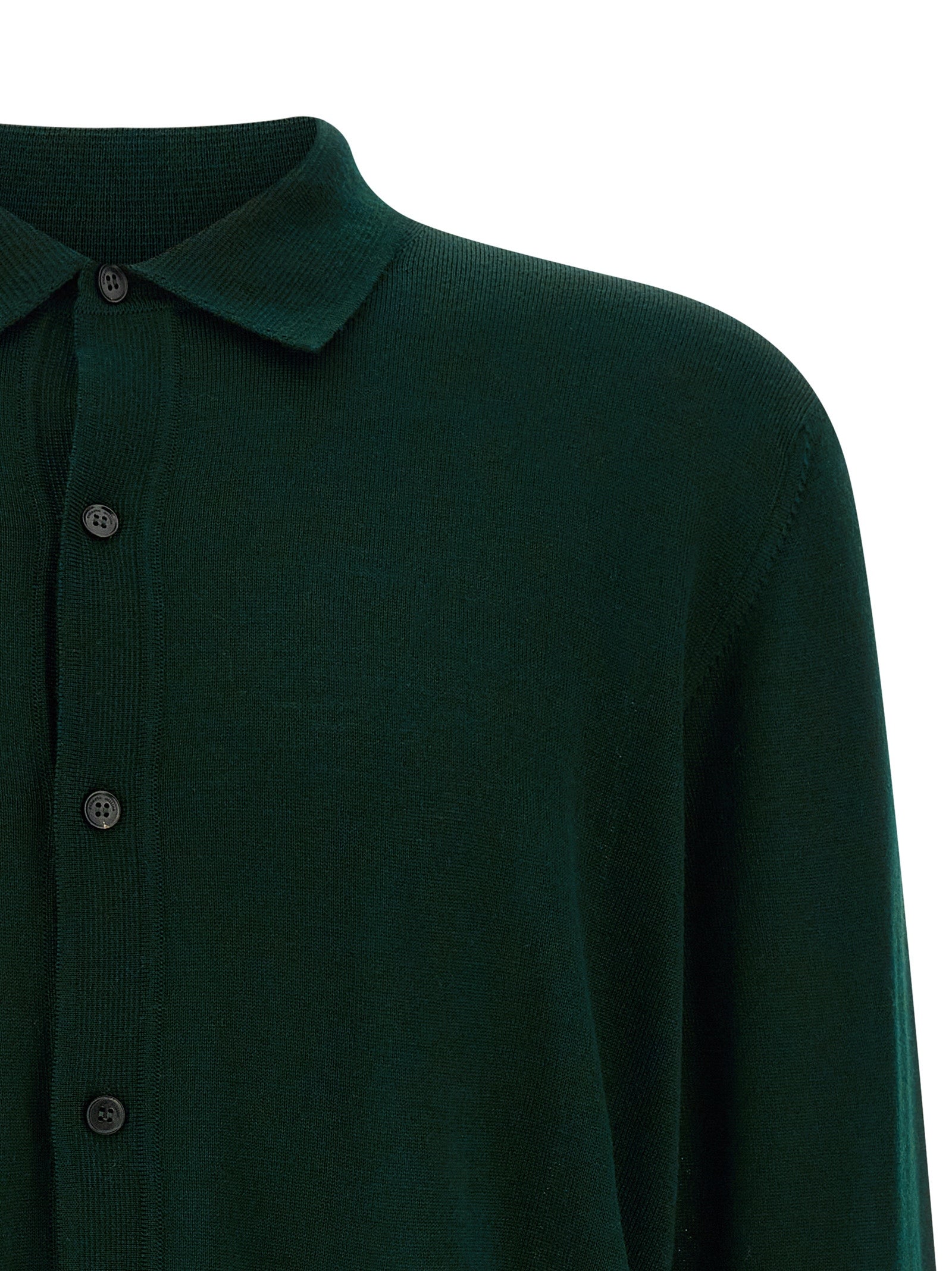 Roberto Collina Bicolor Merino Wool Cardigan