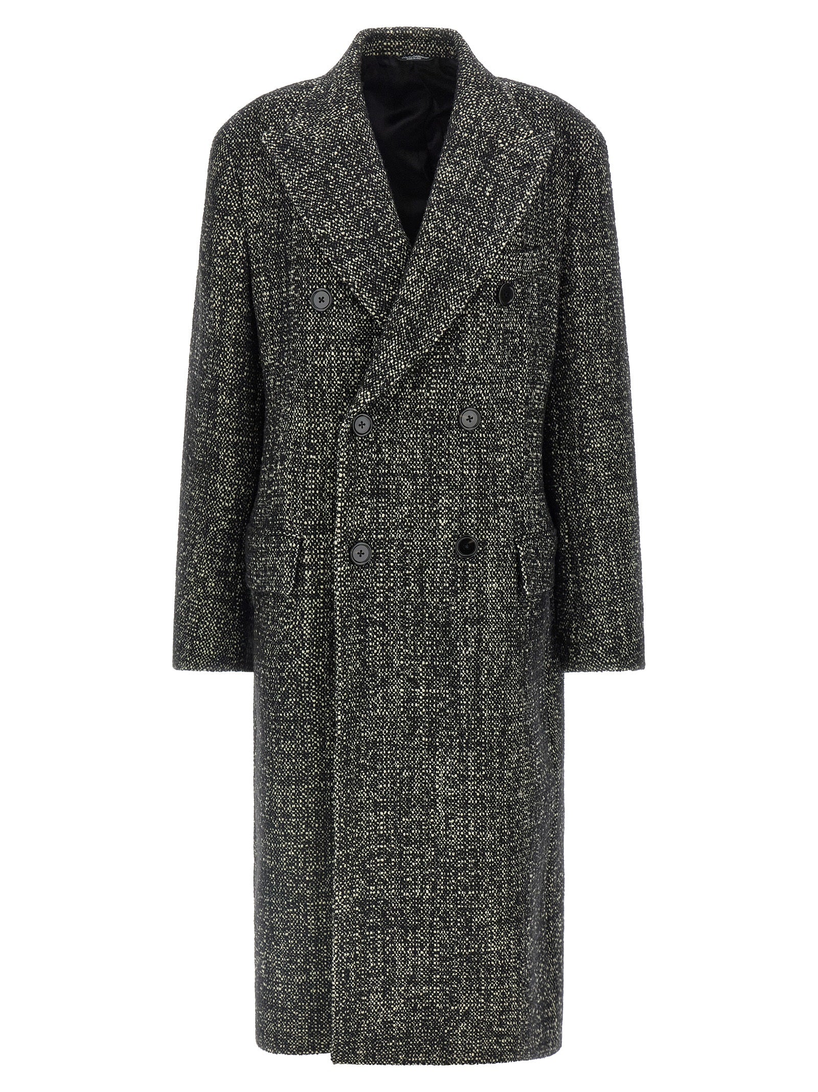 Dolce & Gabbana Bicolor Polyamide Coat