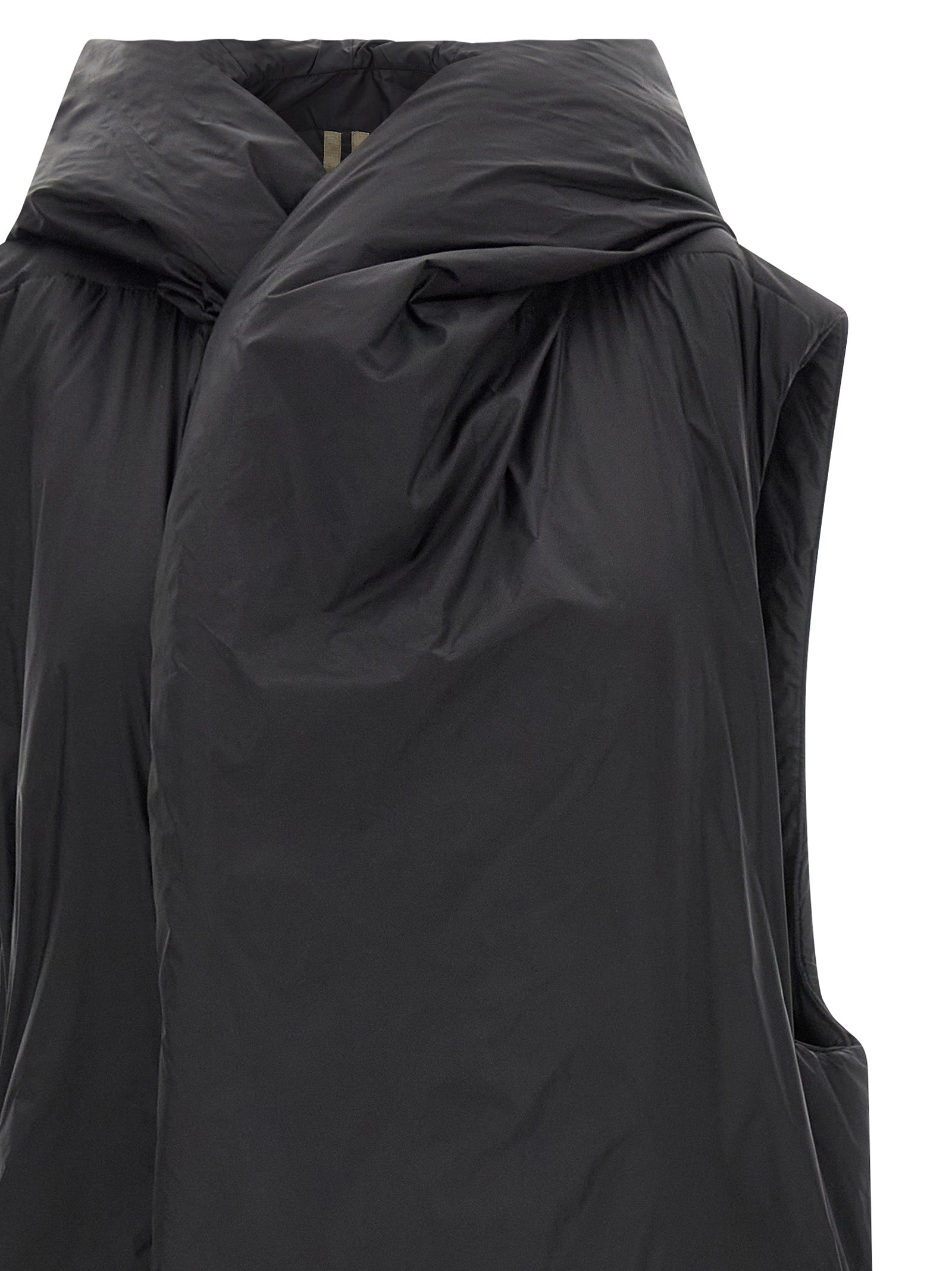 DRKSHDW Black Nylon Sleeveless Jacket