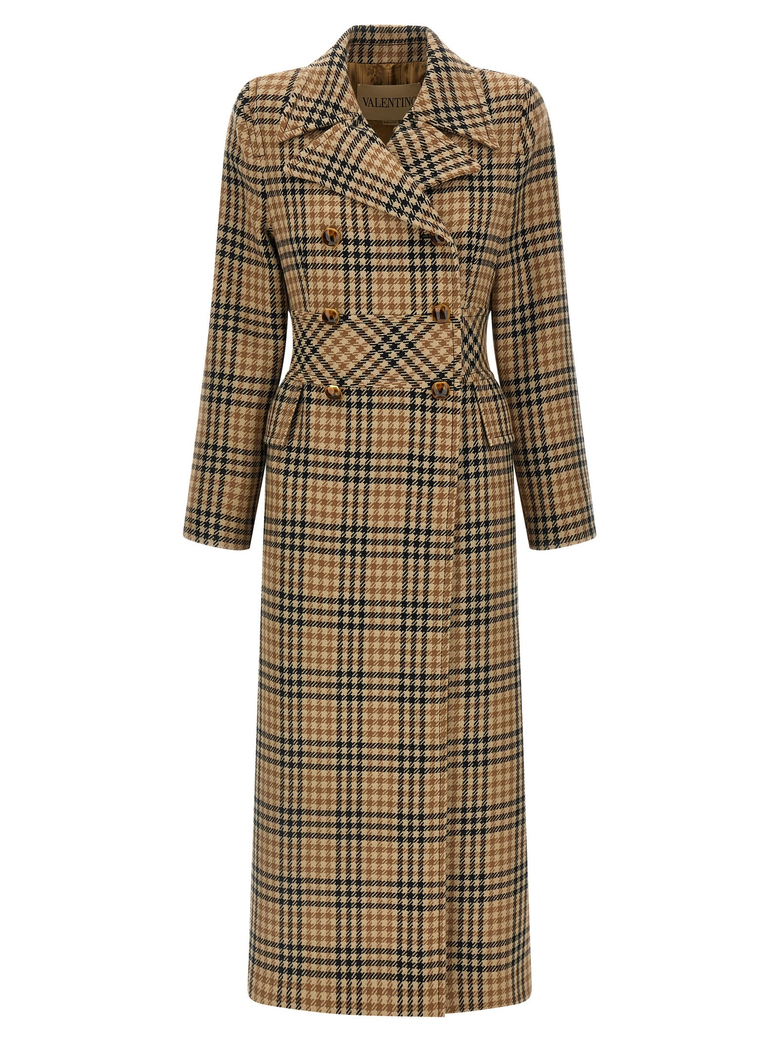 Valentino Garavani Brown Virgin Wool Coat