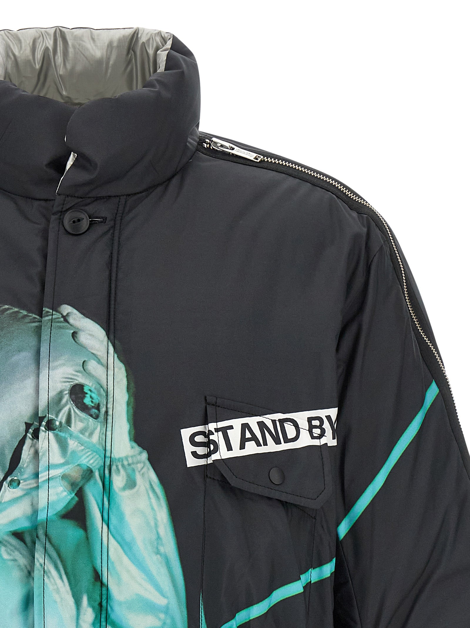 Undercover Black Polyester Shell Jacket