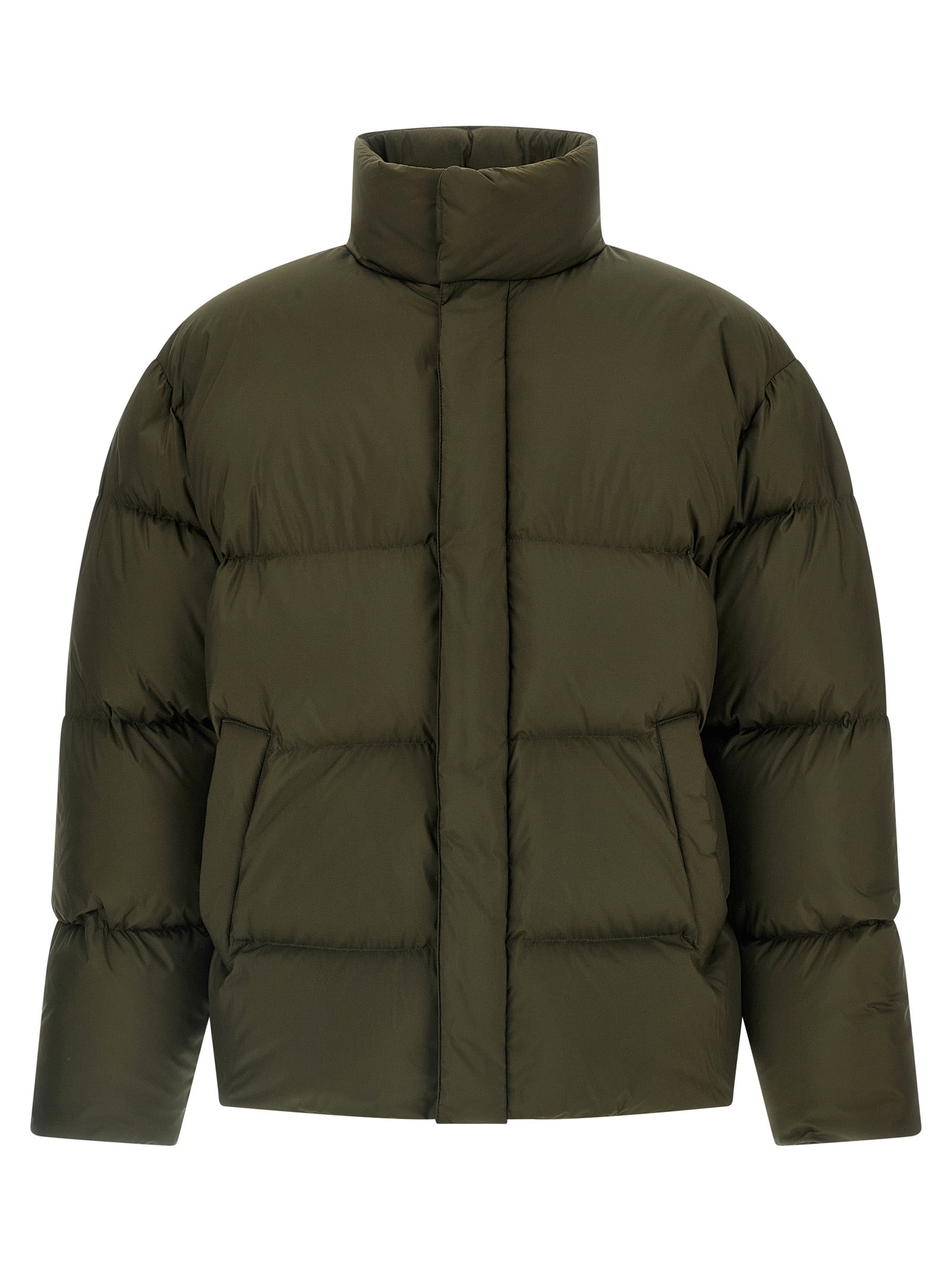 Saint Laurent Bicolor Polyester Full-Length Jacket